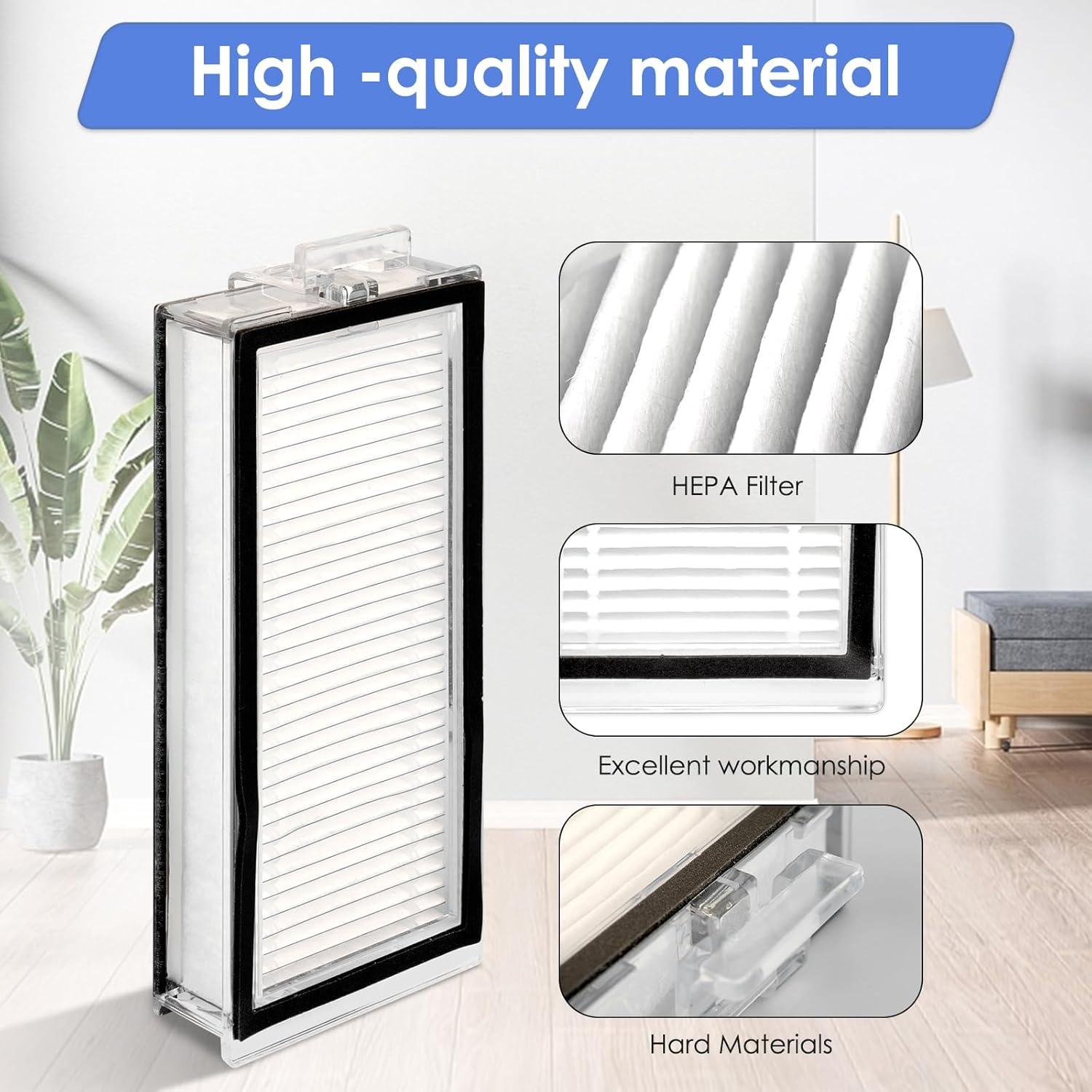 Paquete de 7 Filtros HEPA FILTERIST para Roborock Q5 y Q7