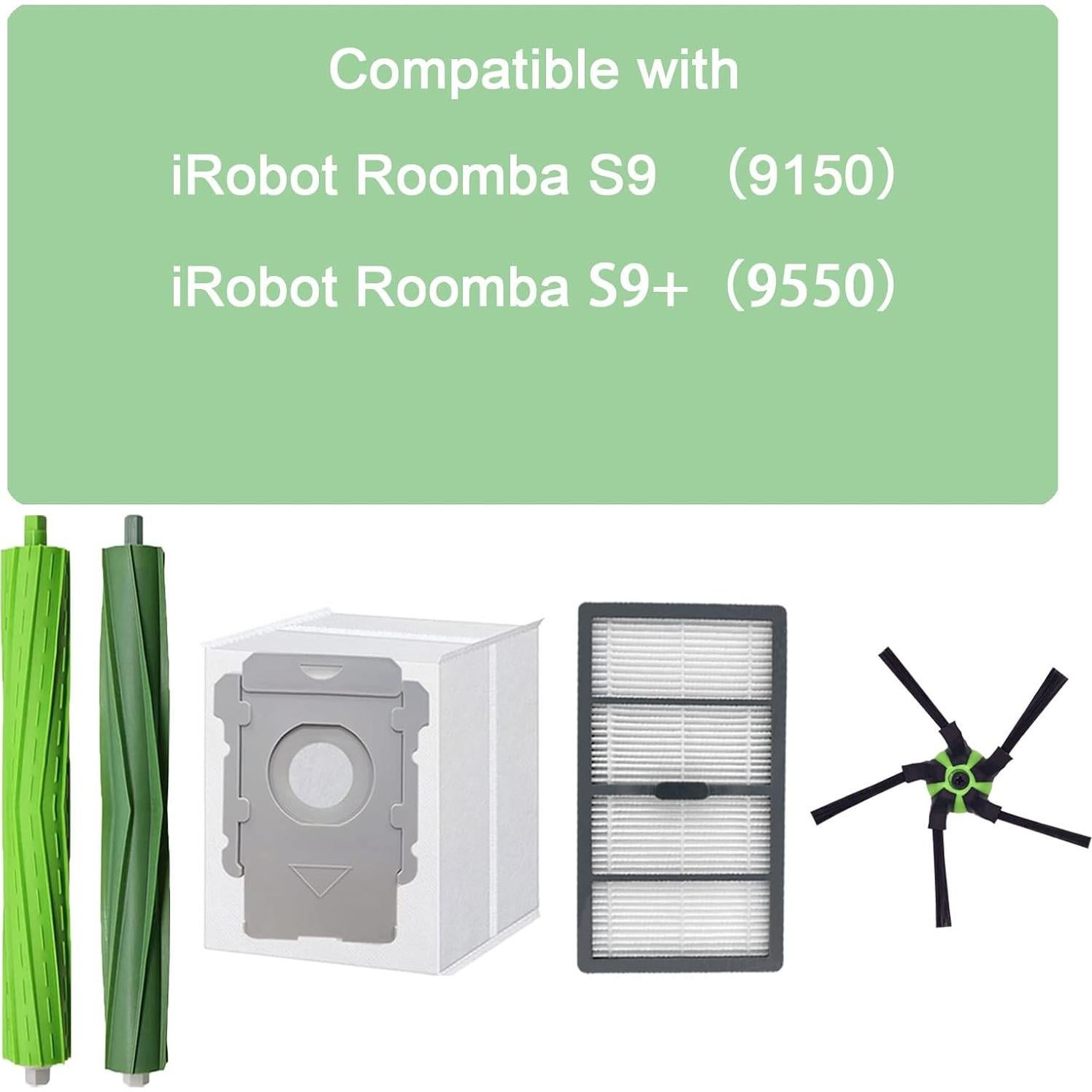 Kit de Repuesto Eifrthe S9 para Aspiradora Robot - 4 Filtros HEPA, 4 Cepillos