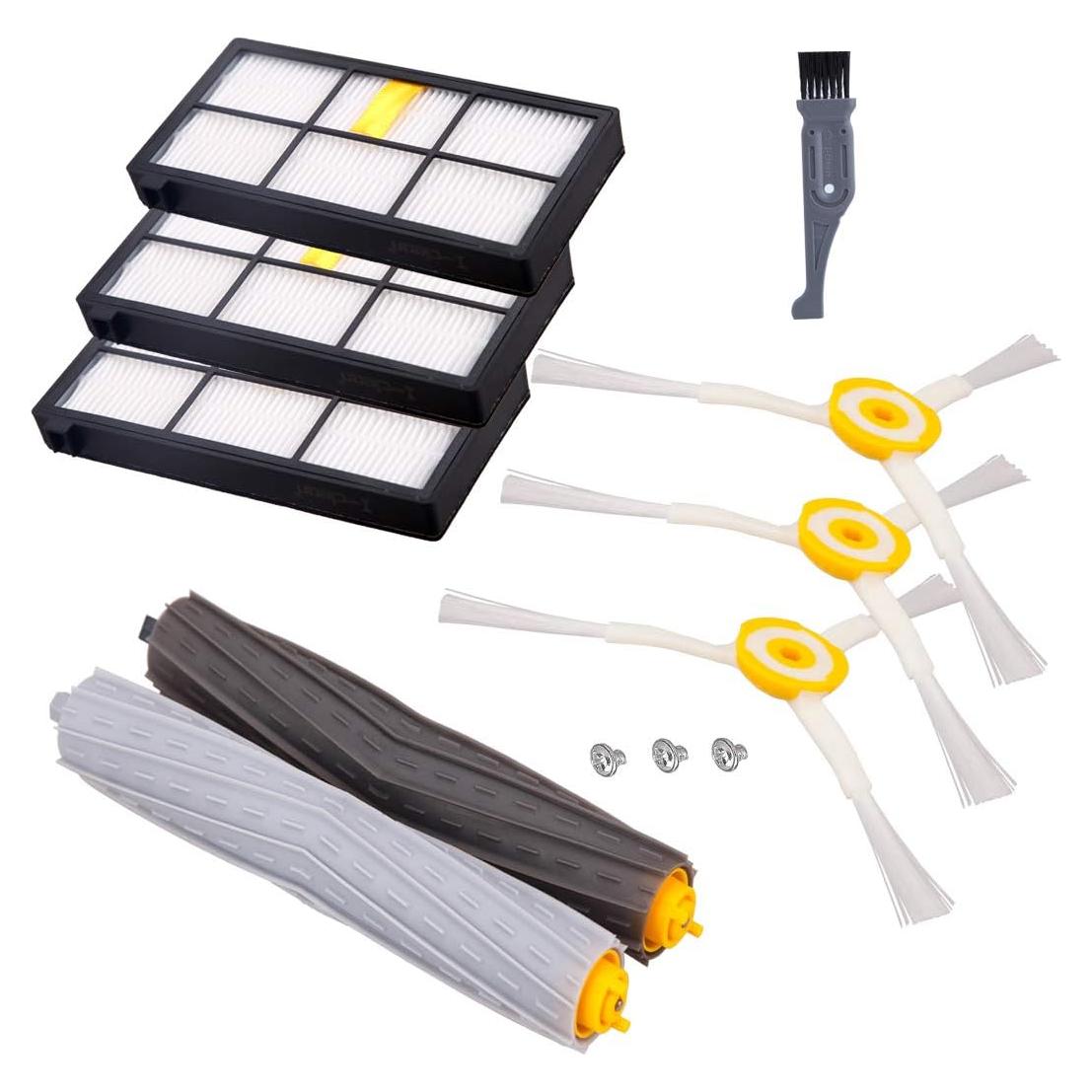 Accesorios I Clean para iRobot Roomba 800 y 900 - Filtros HEPA y Cepillos