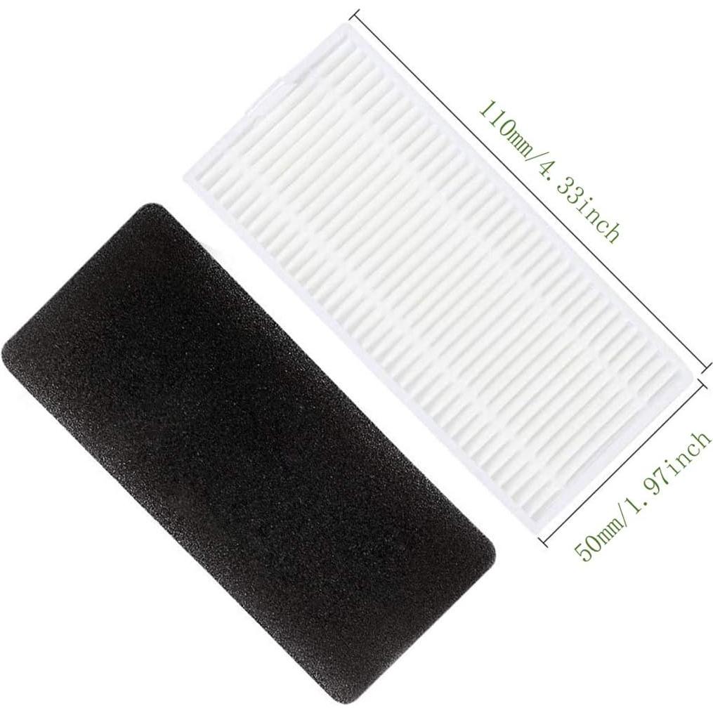 Filtro de Repuesto Deebot N79 N79s N79SE Ecovacs 6 Piezas