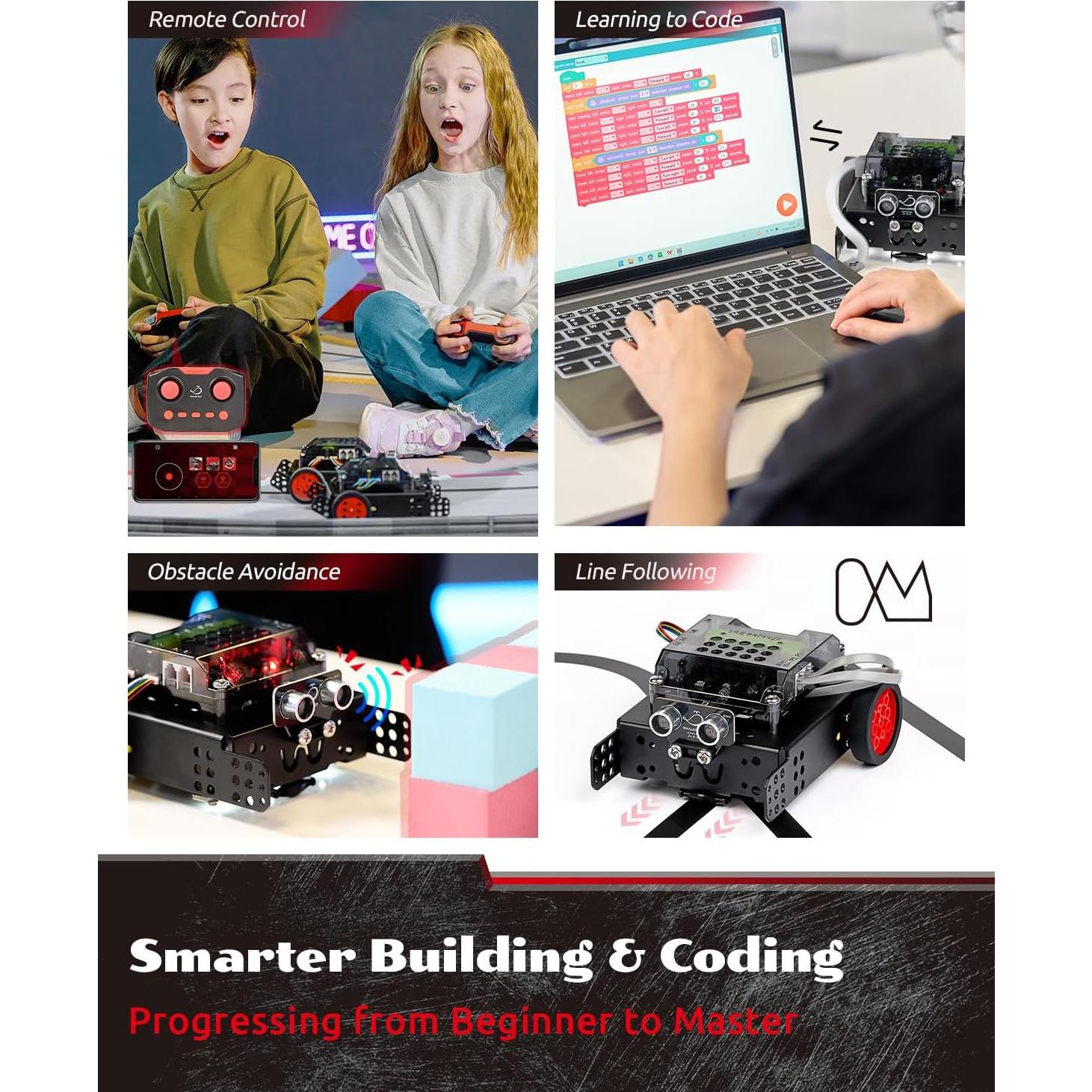 Robot Educativo WhalesBot Rocky Control Remoto y Programación 8-16 años