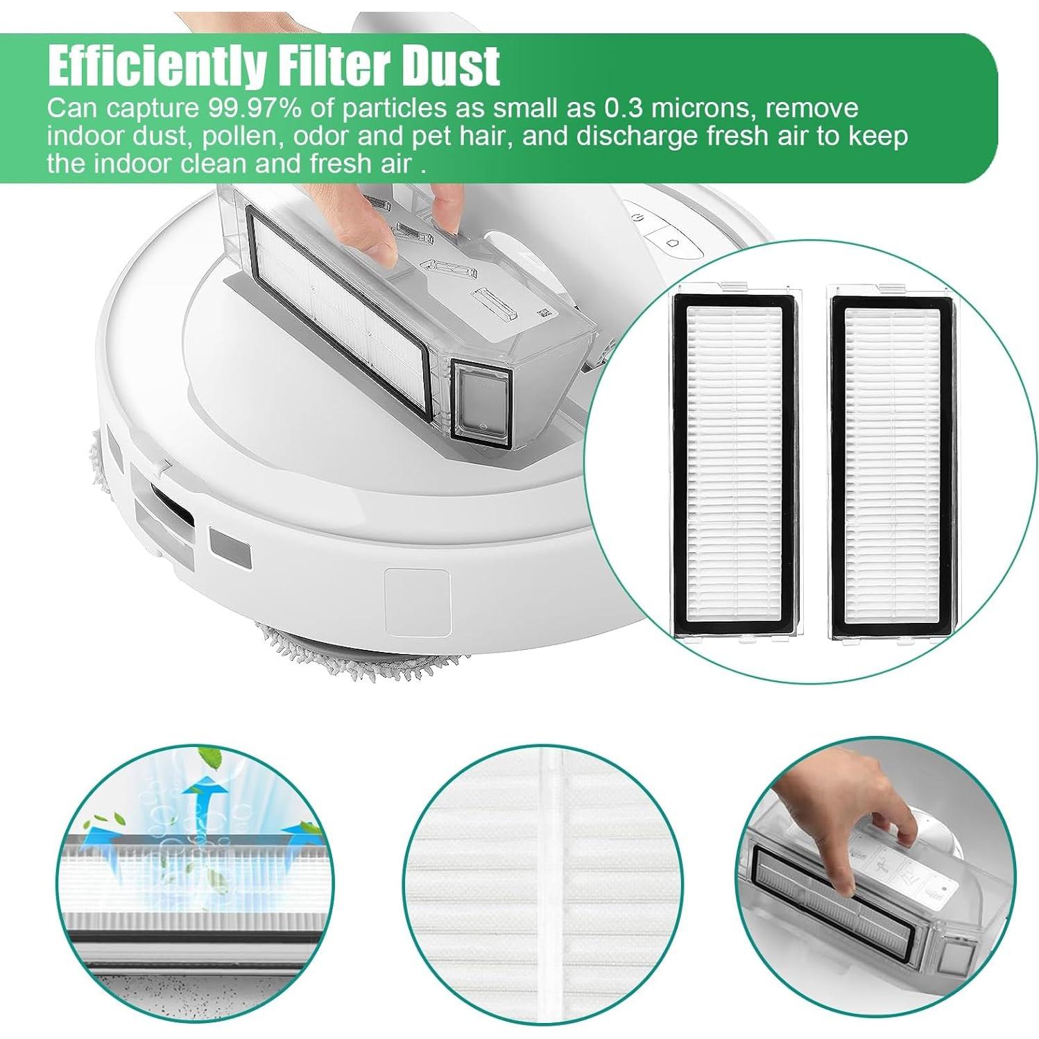 Kit de Repuesto para Aspiradora Robot roborock Qrevo Curv