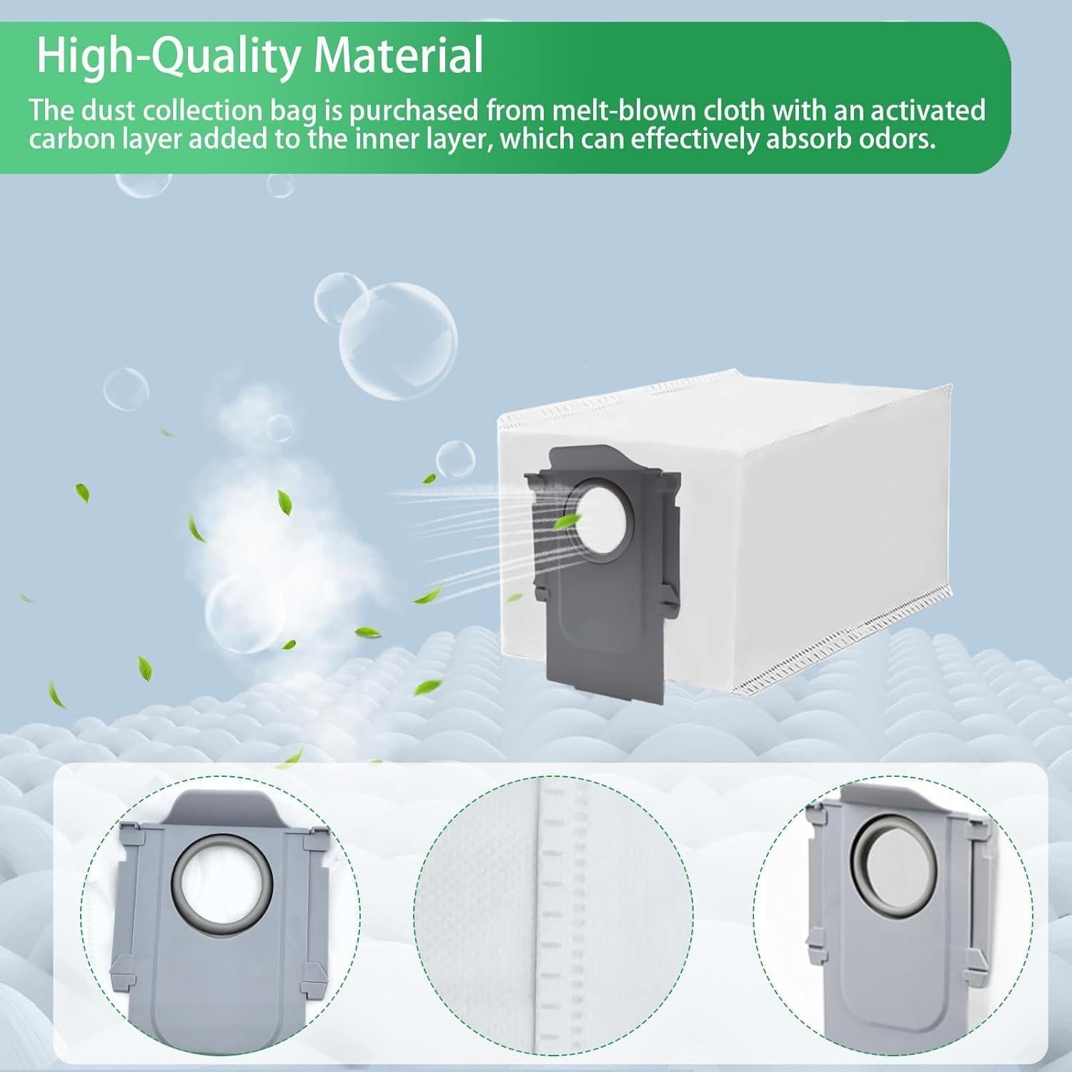 Kit de Repuesto para Aspiradora Robot roborock Qrevo Curv