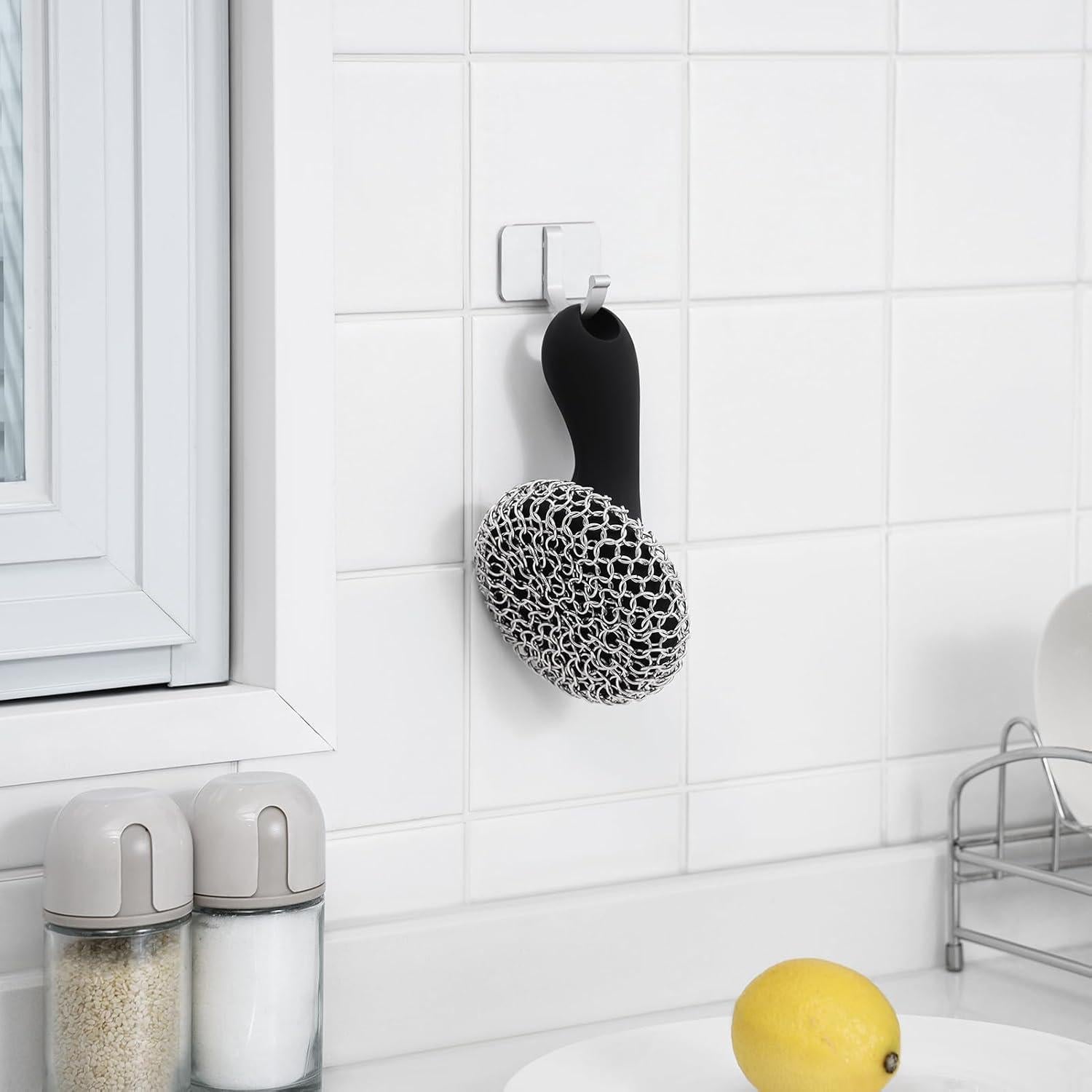 Estropajo de Hierro Fundido SUBEKYU con Mango de Silicona