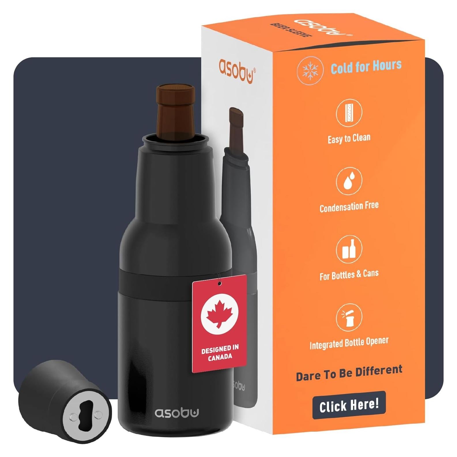 Enfriador de Cerveza Asobu Frosty Beer 2 Go Acero Inoxidable