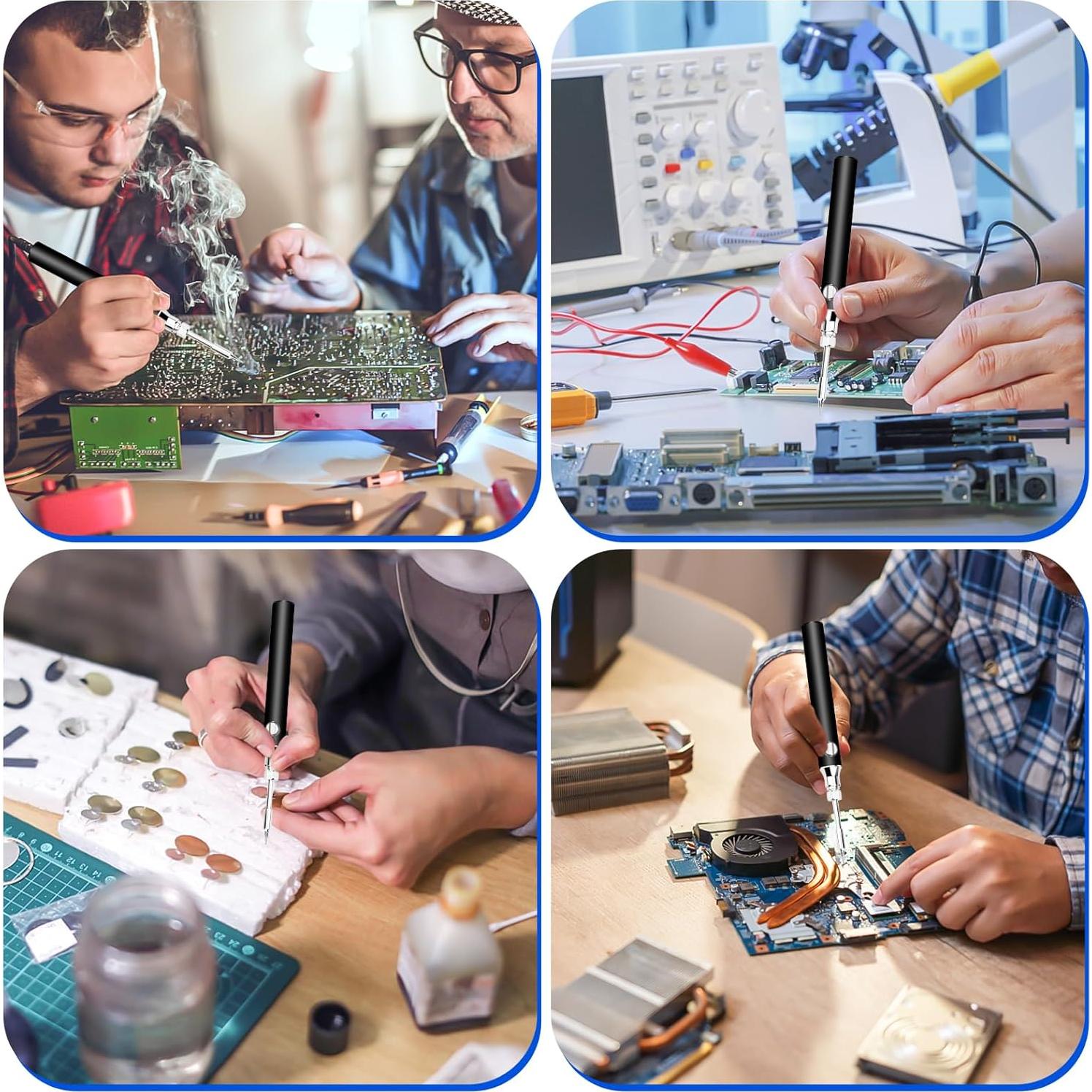 Kit de Soldador Inalámbrico Dmyond 10W 3 Temperaturas USB