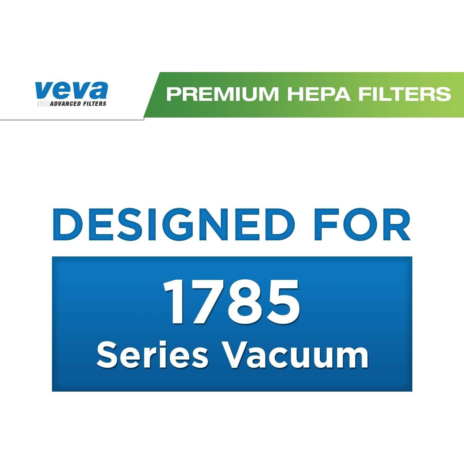 Conjunto de 6 Filtros HEPA VEVA para Aspiradoras Bissell 1866