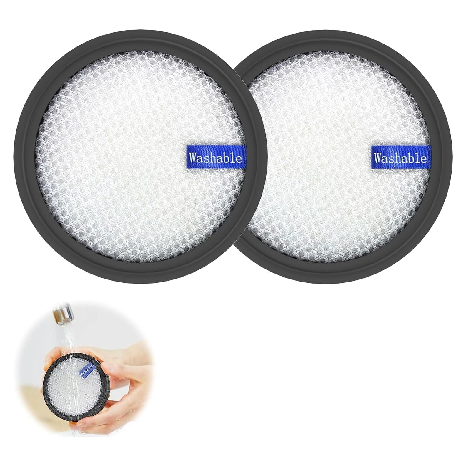 2 Filtros HEPA para Aspiradora Inalámbrica PrettyCare W200
