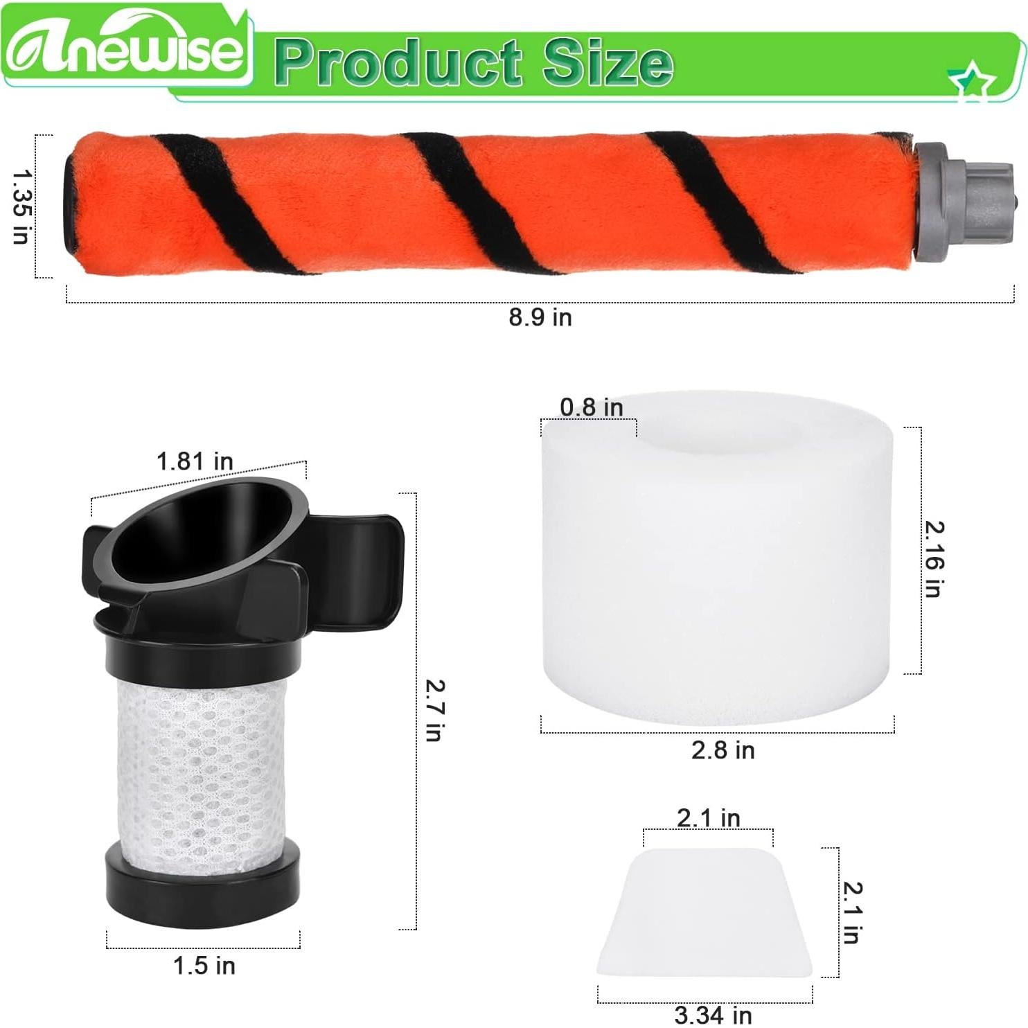 Reemplazo Filtro Aspiradora Shark ION Flex IF100 IF200 - 2 HEPA + 4 Espuma