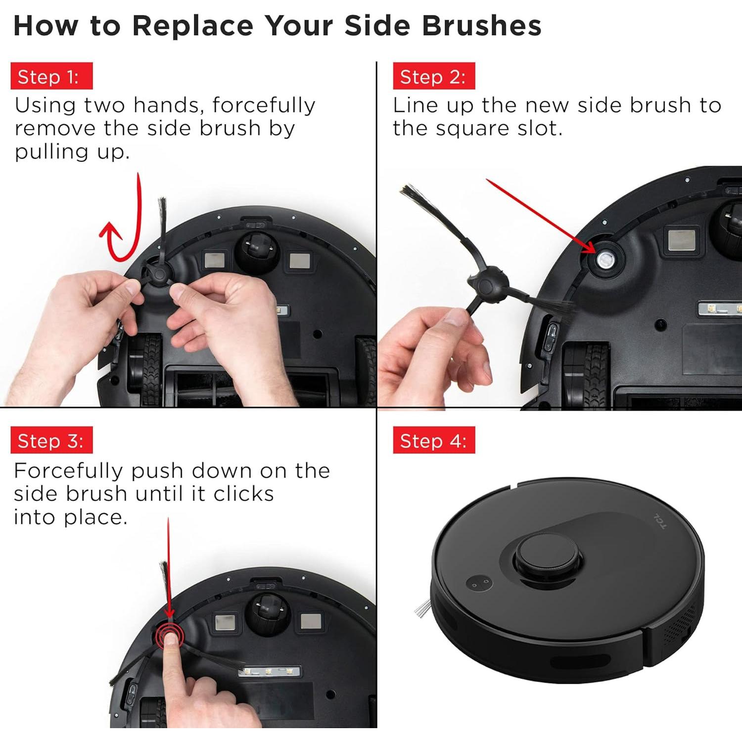 Kit de Accesorios para Aspiradora Robot TCL Sweeva RVR3A