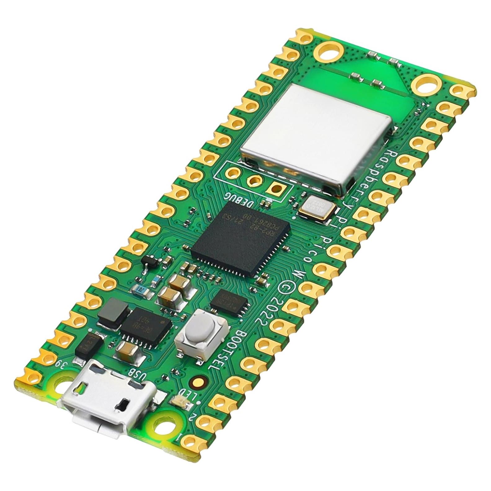 Raspberry Pi Pico W YELUFT RP2040 WiFi 2.4/5 GHz Bluetooth