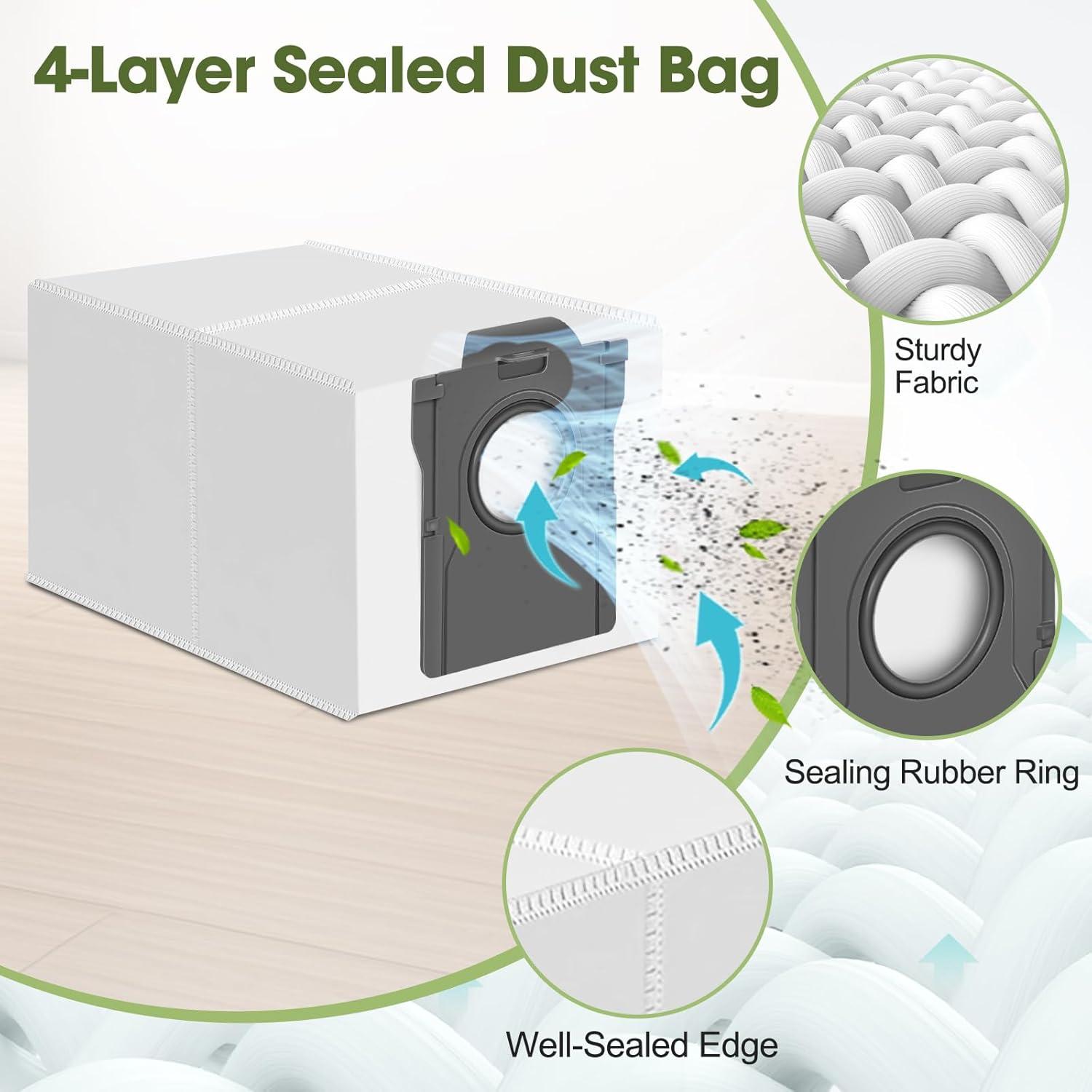 21 Piezas Repuesto DrRobor para Dreame X30 Ultra y L10s