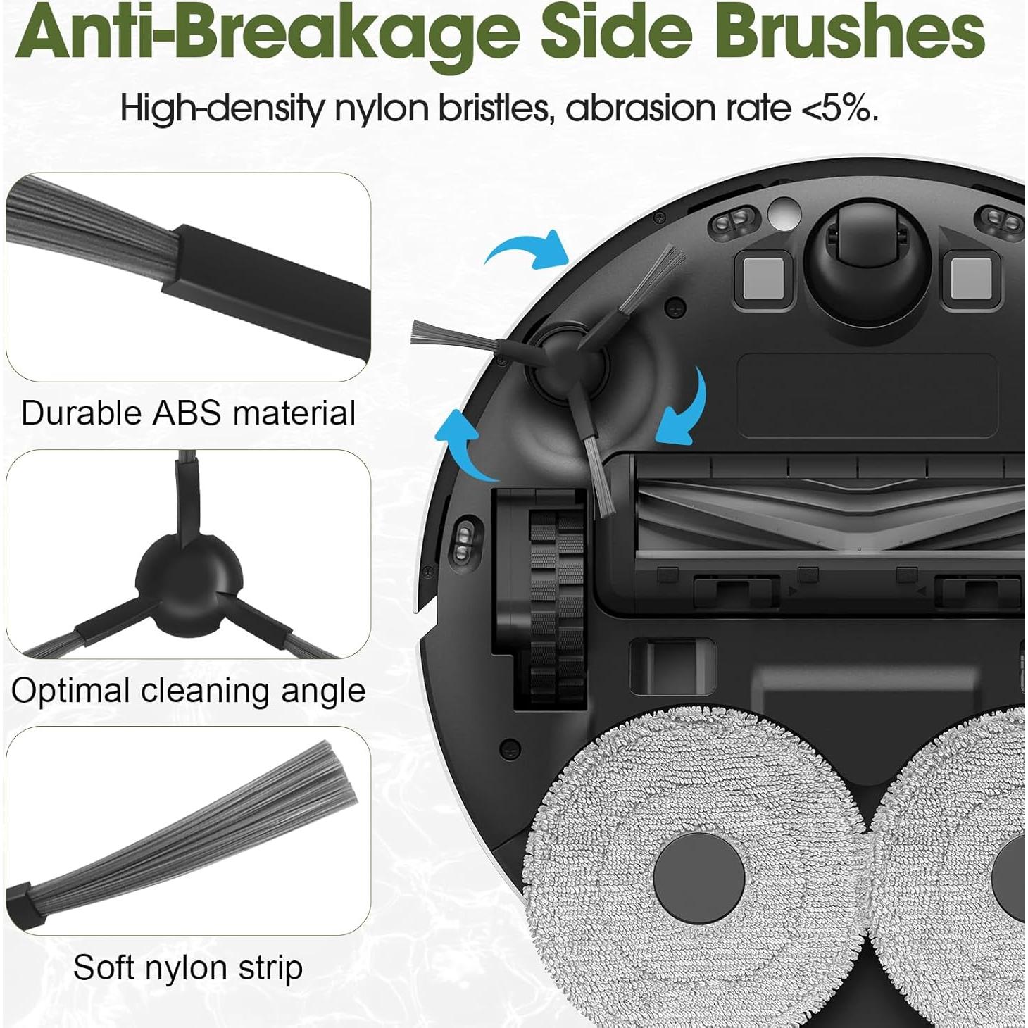 21 Piezas Repuesto DrRobor para Dreame X30 Ultra y L10s