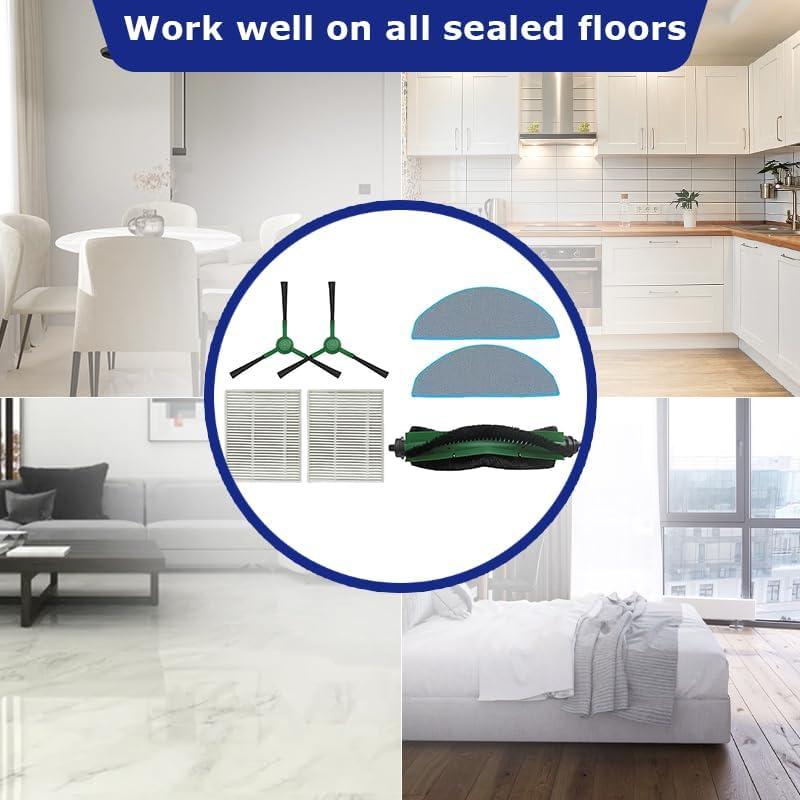 7 Piezas Accesorios para Aspiradora Robot Irobot Combo Esencial