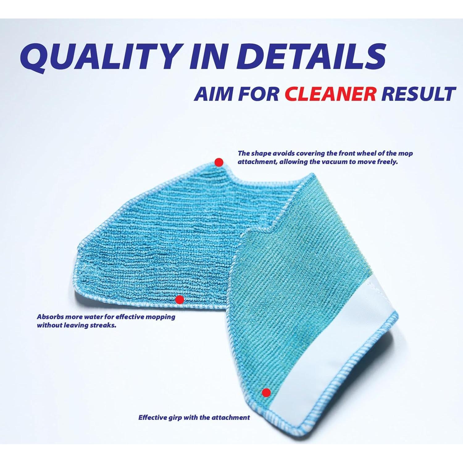 Piezas de Repuesto Aspiradora Robot Dustin Bobsweep HEPA 12PC