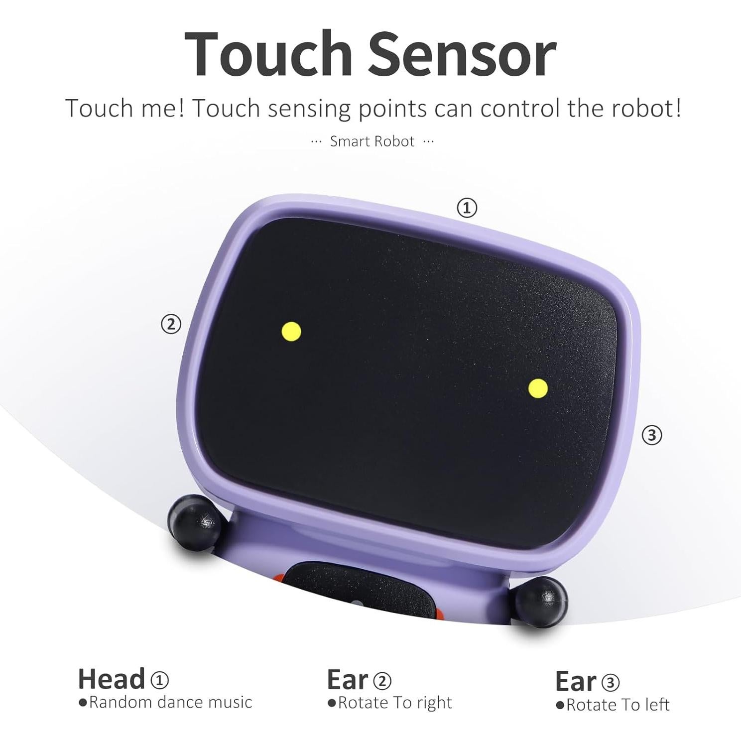 Robot Interactivo GILOBABY para Niños, 10x8.9x12.7cm