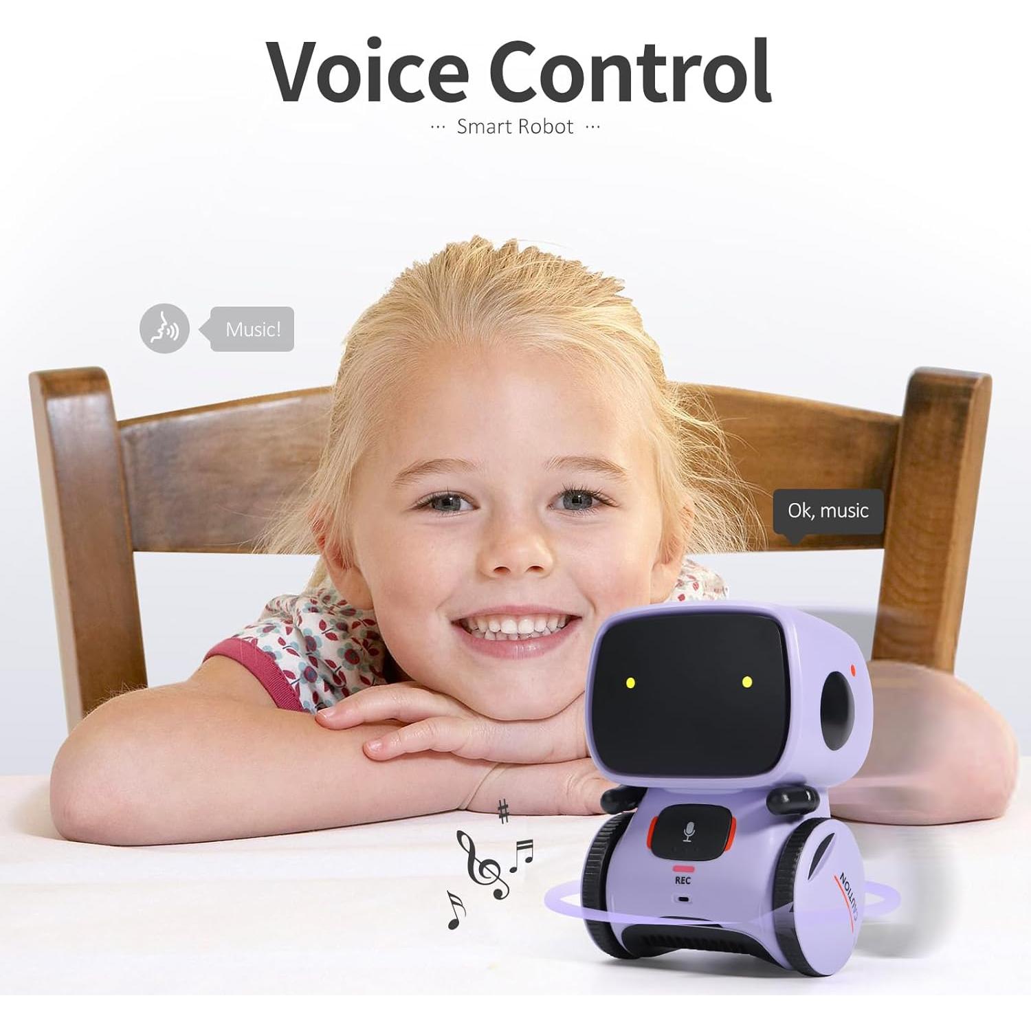 Robot Interactivo GILOBABY para Niños, 10x8.9x12.7cm