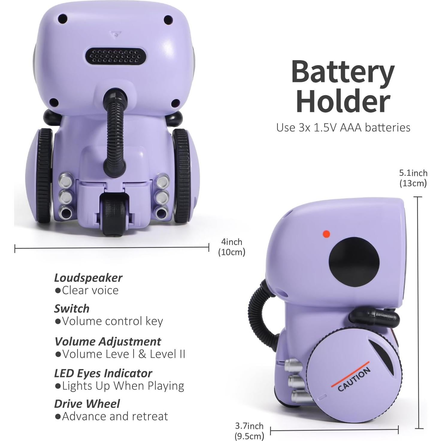 Robot Interactivo GILOBABY para Niños, 10x8.9x12.7cm