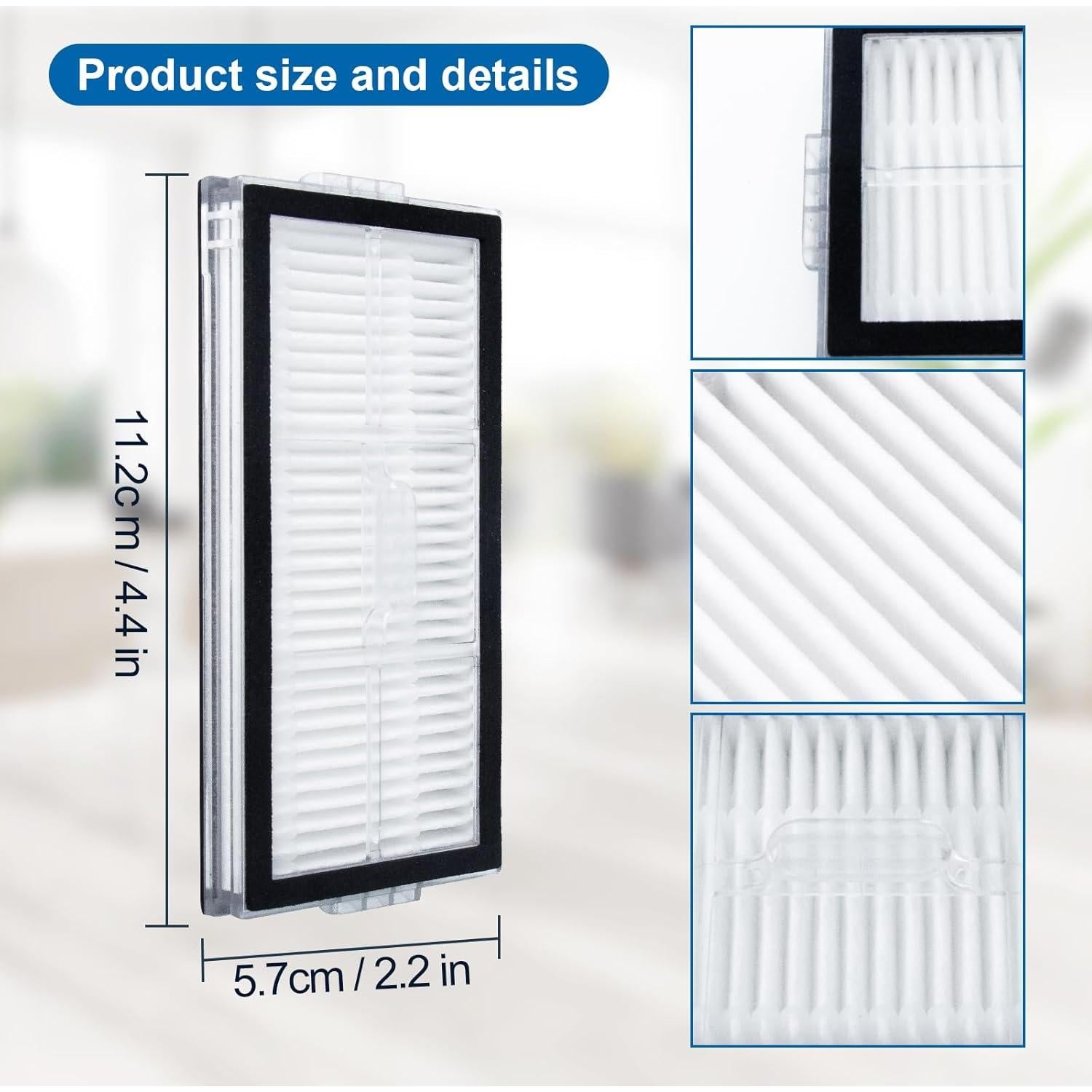 Filtros HEPA de Reemplazo Fixbetter para Roborock Saros 10R