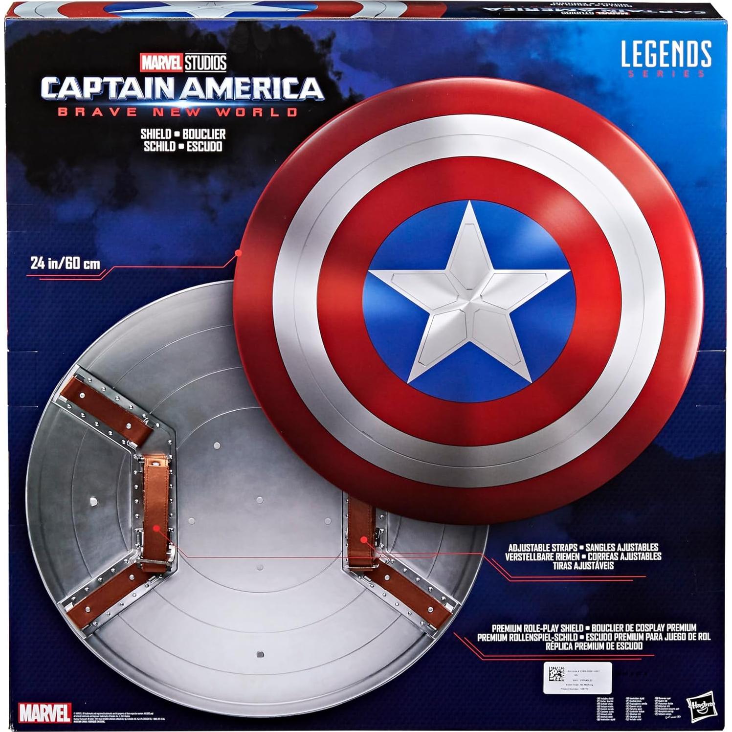 Escudo de Capitán América Marvel Legends 60.96 cm Premium