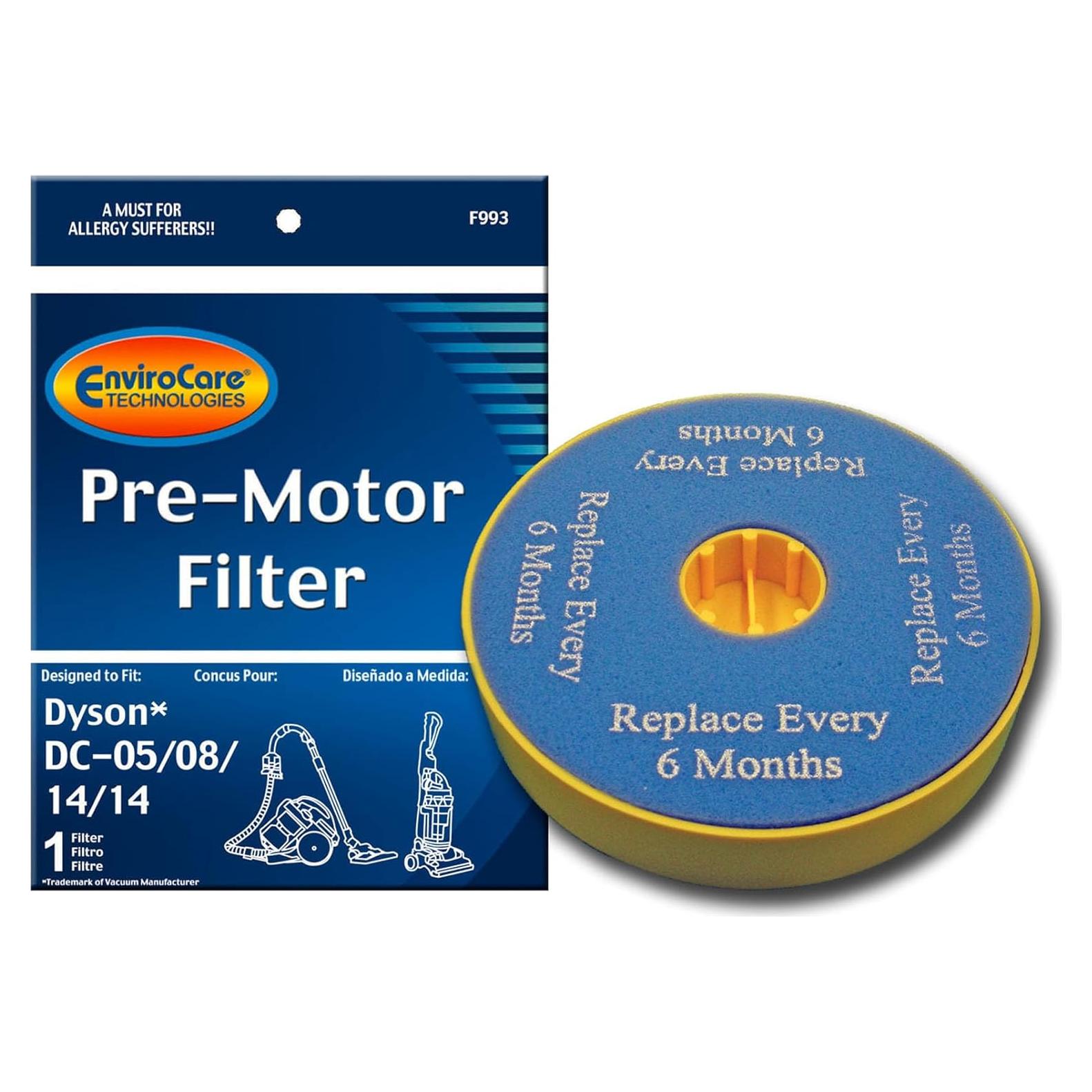 Filtro Pre Motor EnviroCare para Aspiradora Dyson DC05/08/14/15
