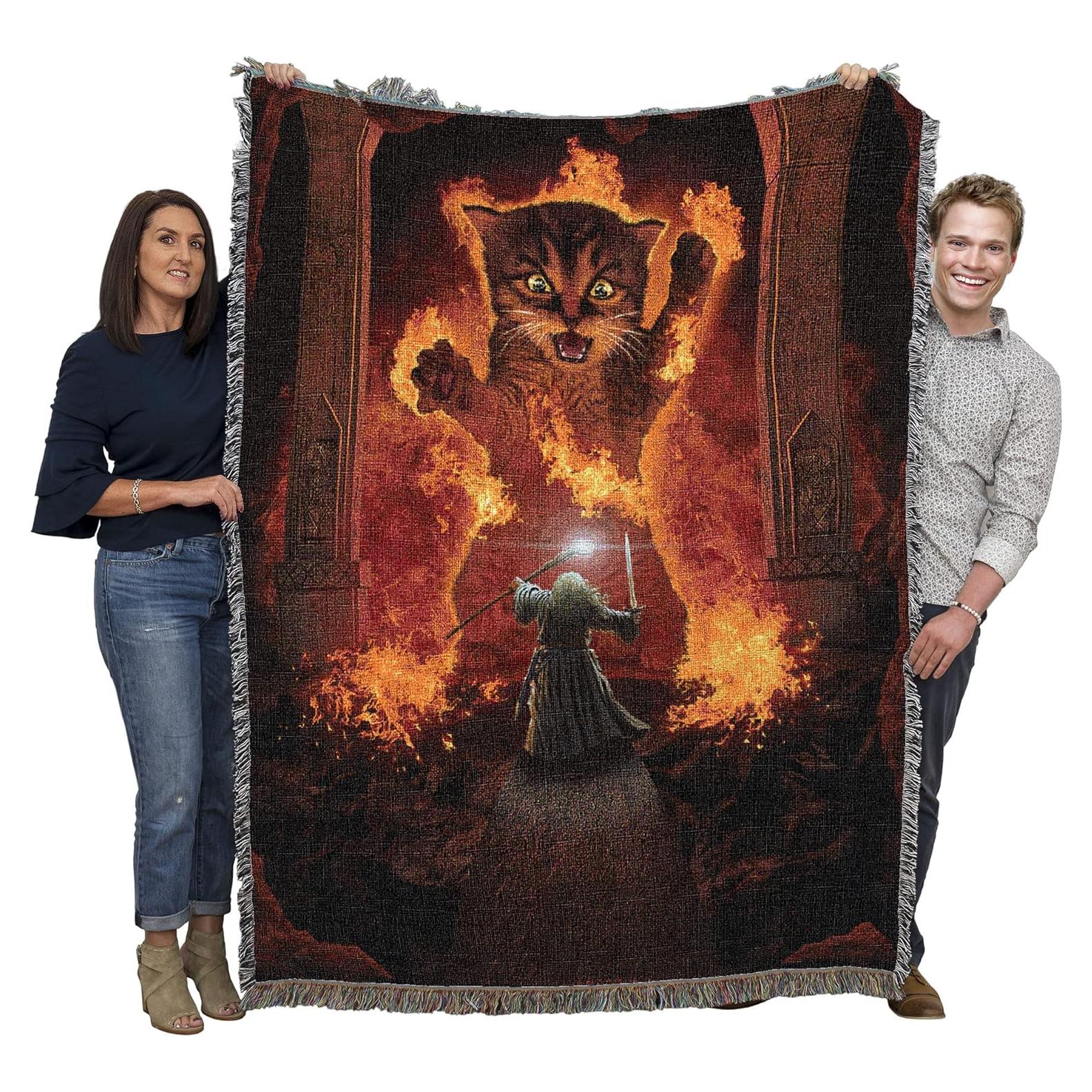 Manta Pure Country Weavers No Pasarás 183 x 137 cm Algodón