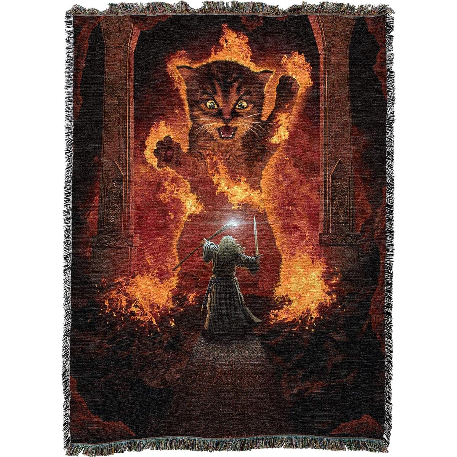 Manta Pure Country Weavers No Pasarás 183 x 137 cm Algodón