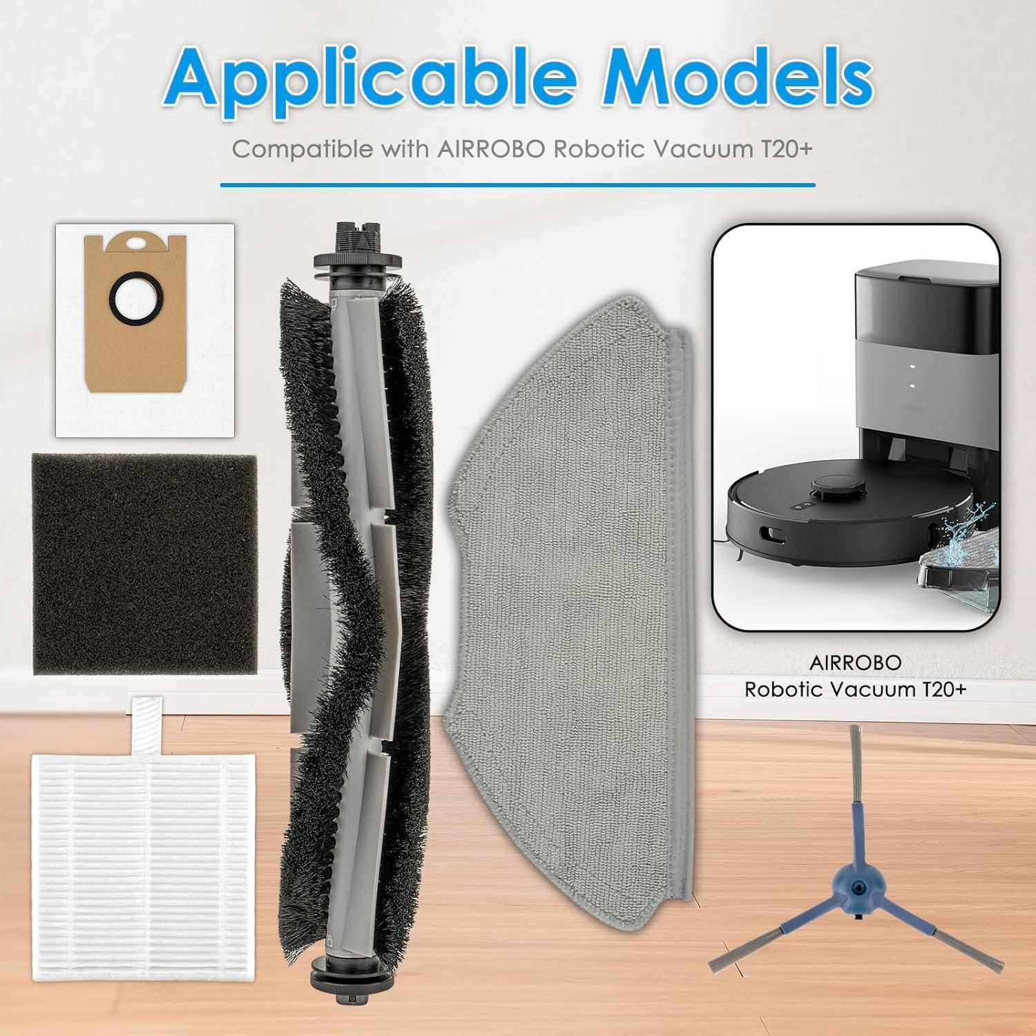 Kit de Accesorios COWINORY para Aspiradora Robot Airrobo T20+