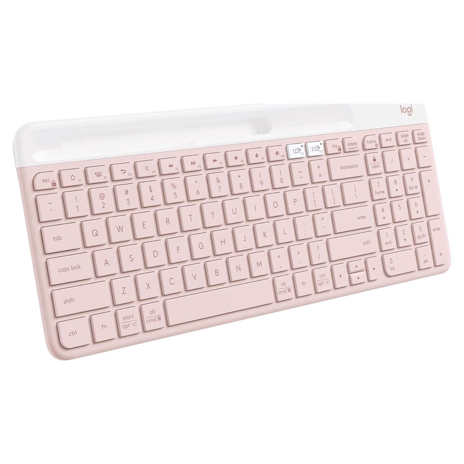 Teclado Inalámbrico Logitech K585 Rosa Multi-Dispositivo