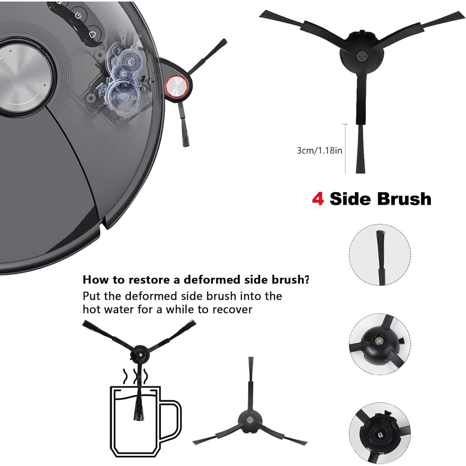 Kit de Accesorios 27 Piezas para Aspiradora Roborock S8 Max