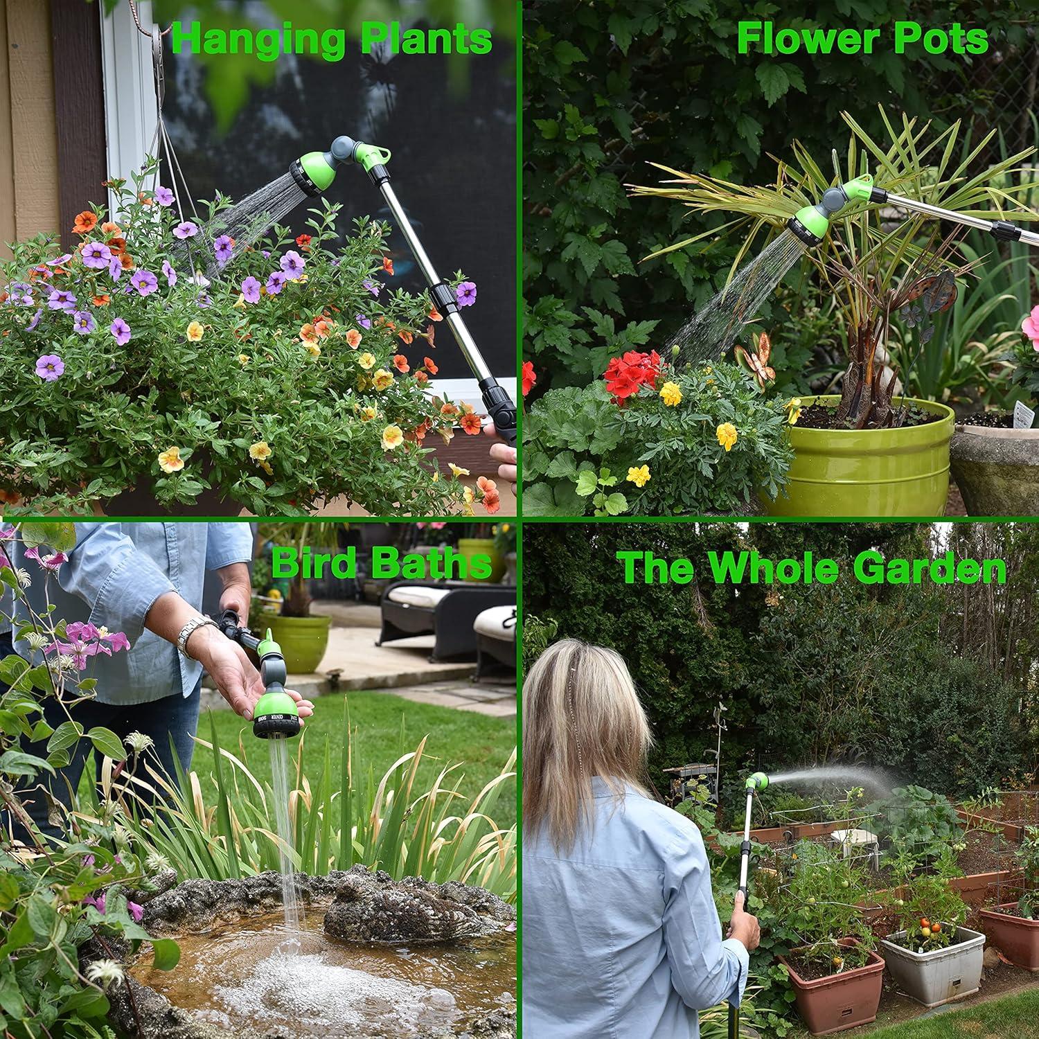 Varita de Riego Telescópica Pri Gardens 45-61 cm 8 Modos