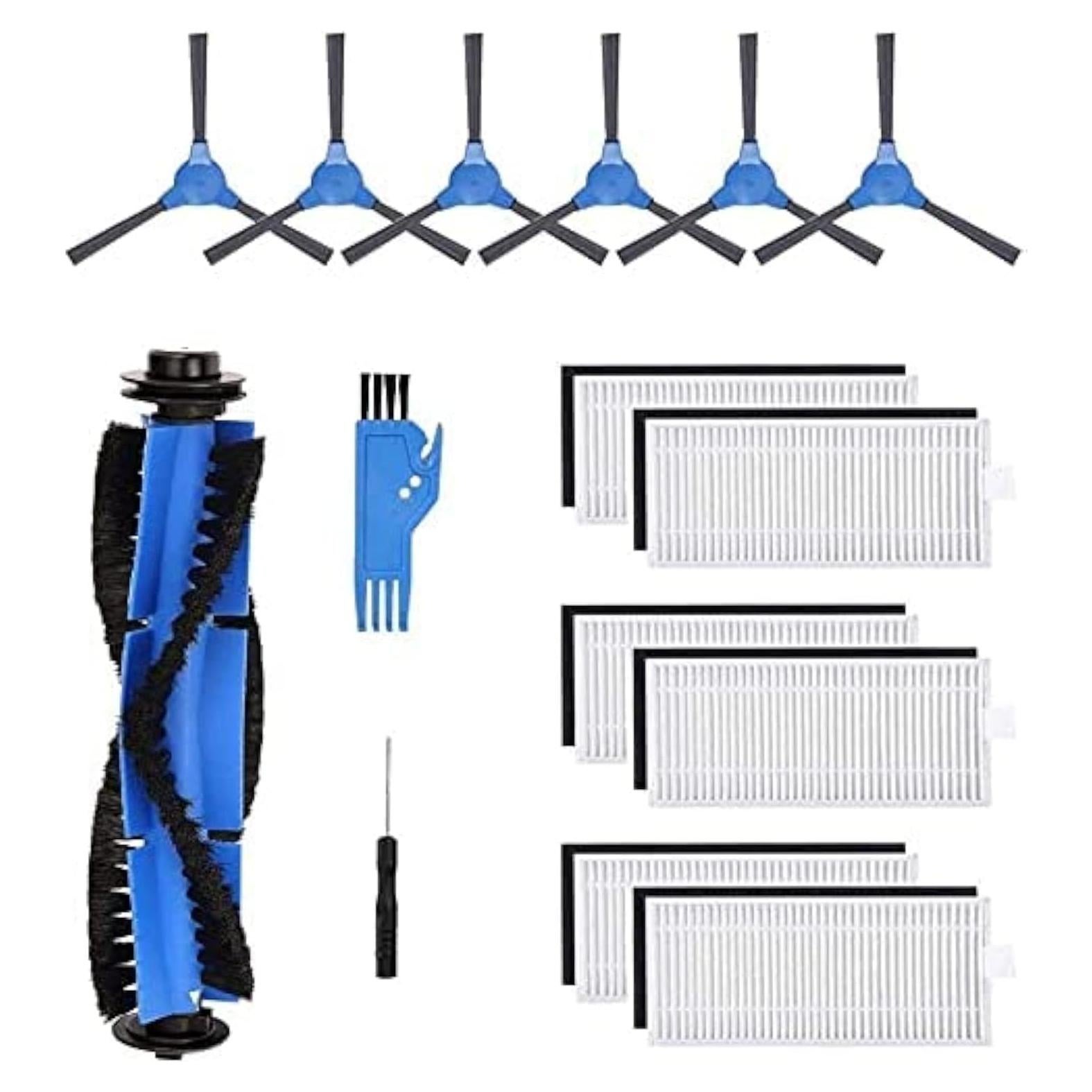 Replacement Parts Accessories Compatible with Dser Robot Vacuum RoboGeek 20T, 21T, 22T, 23T (13 Pcs Value Pack)