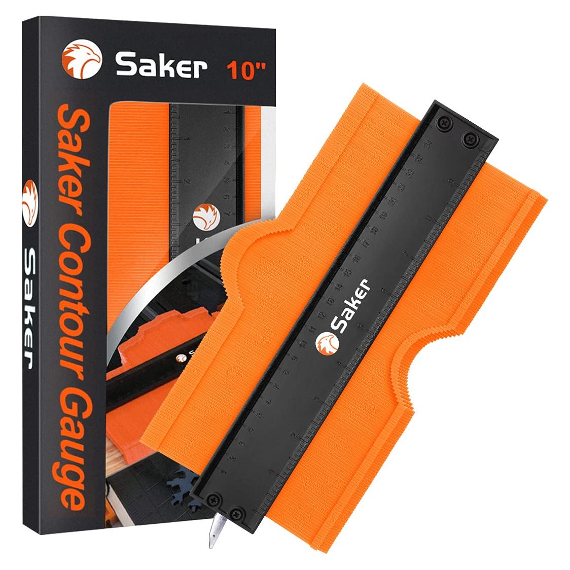 Saker Medidor de Contorno 25,4 cm Ajustable para Carpintería