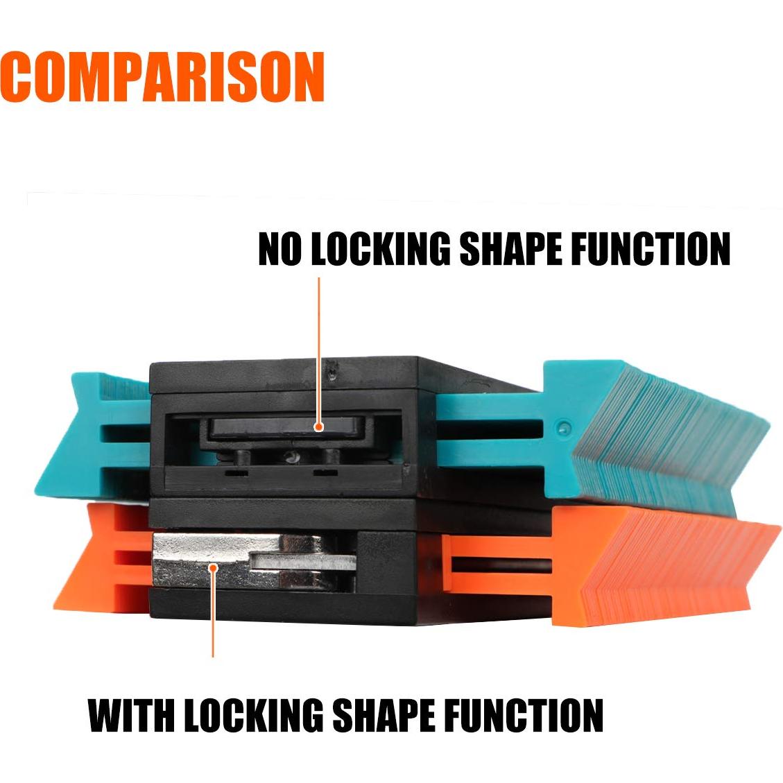 Saker Medidor de Contorno 25,4 cm Ajustable para Carpintería