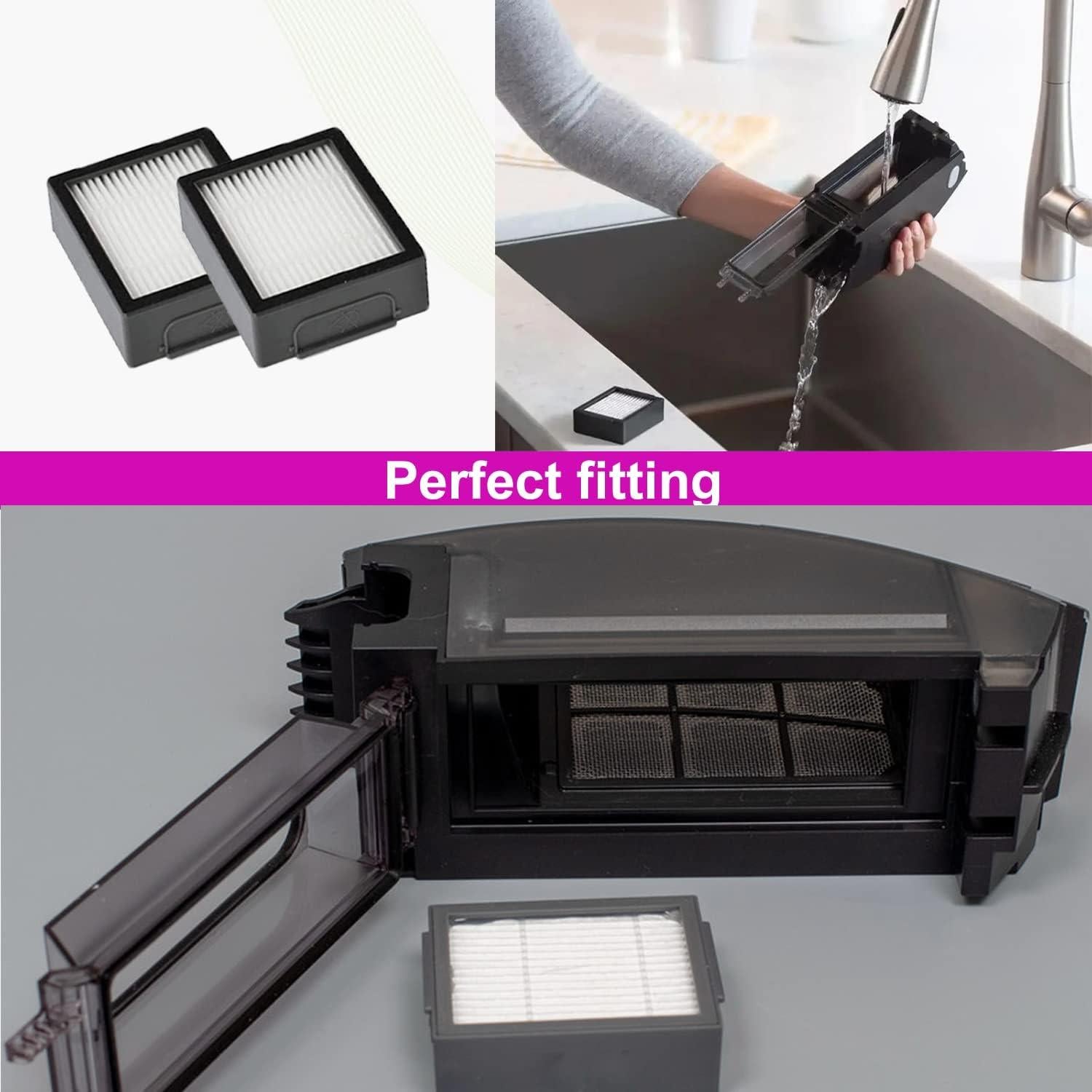 Kits de Repuesto PELLYDA para iRobot Roomba i3 i4 i6 i7 i8 E5 E6 E7