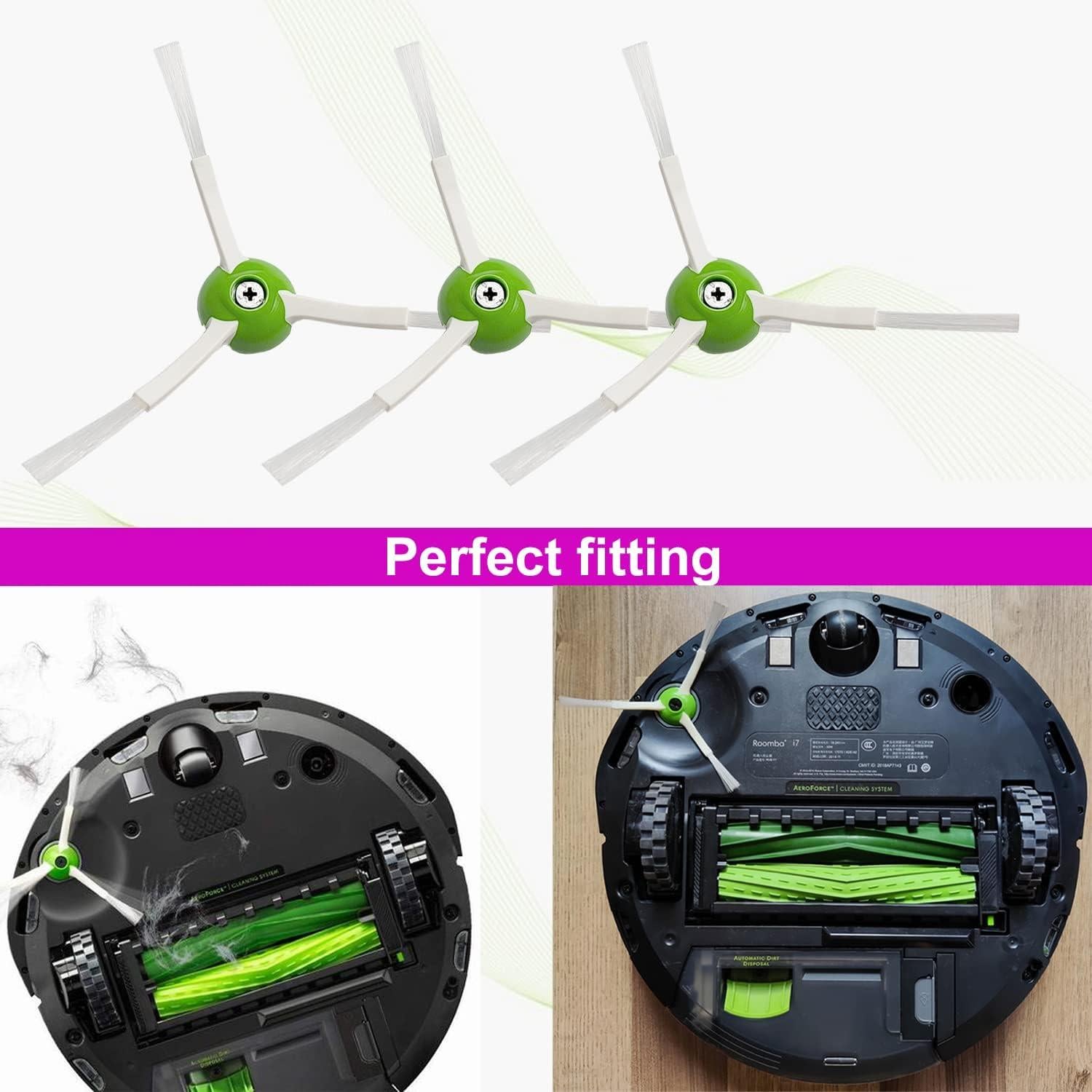 Kits de Repuesto PELLYDA para iRobot Roomba i3 i4 i6 i7 i8 E5 E6 E7