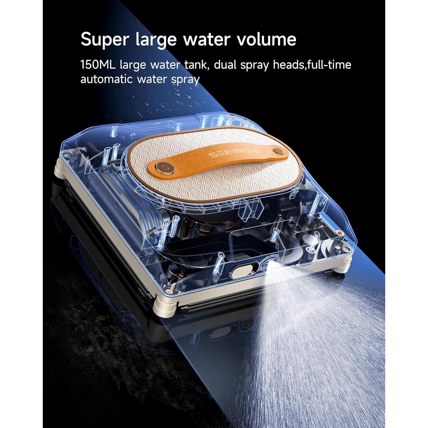 Robot Limpiador de Ventanas W2 con Doble Rocío 6000Pa