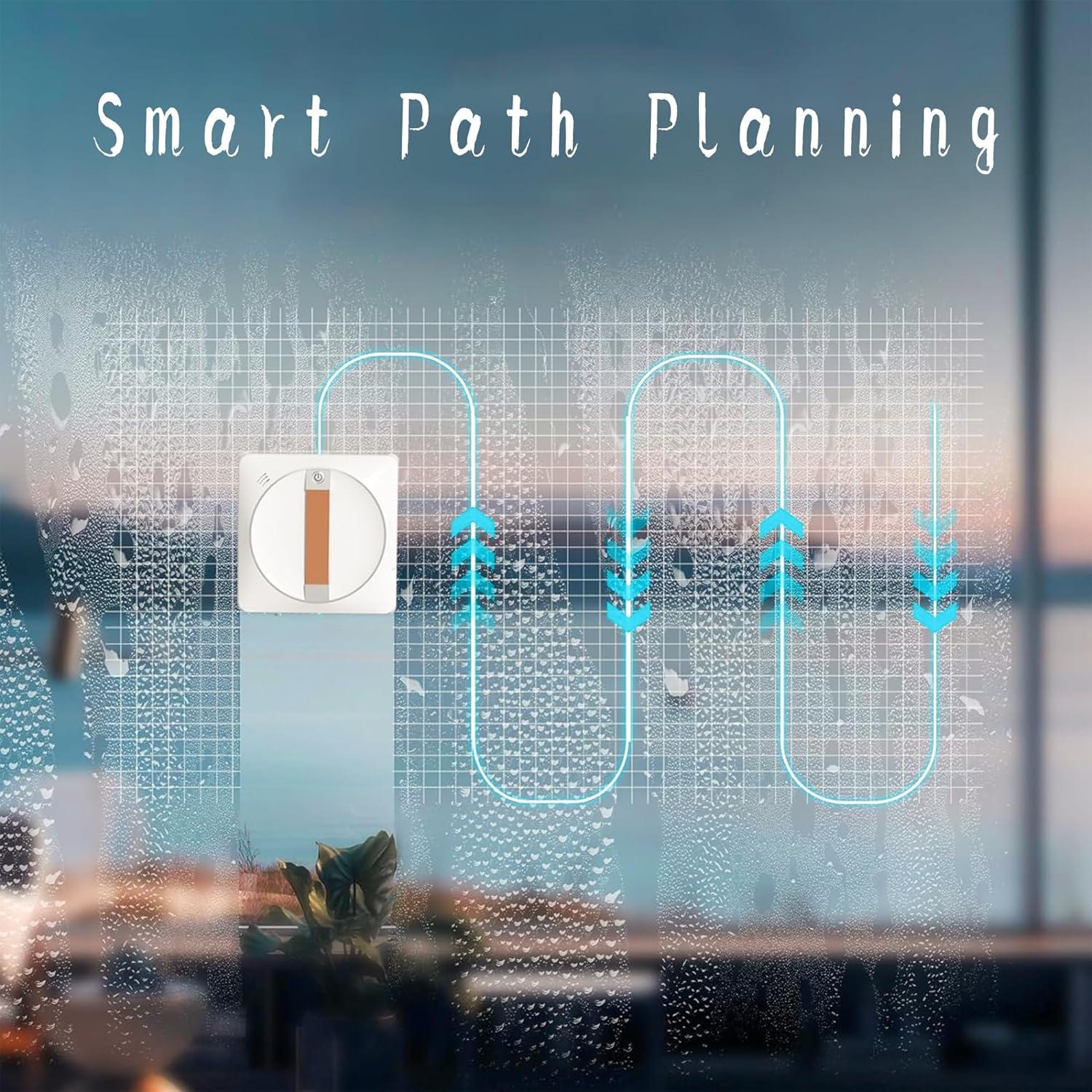 Robot Limpiador de Ventanas EXVEST 2500Pa Inteligente 40ml