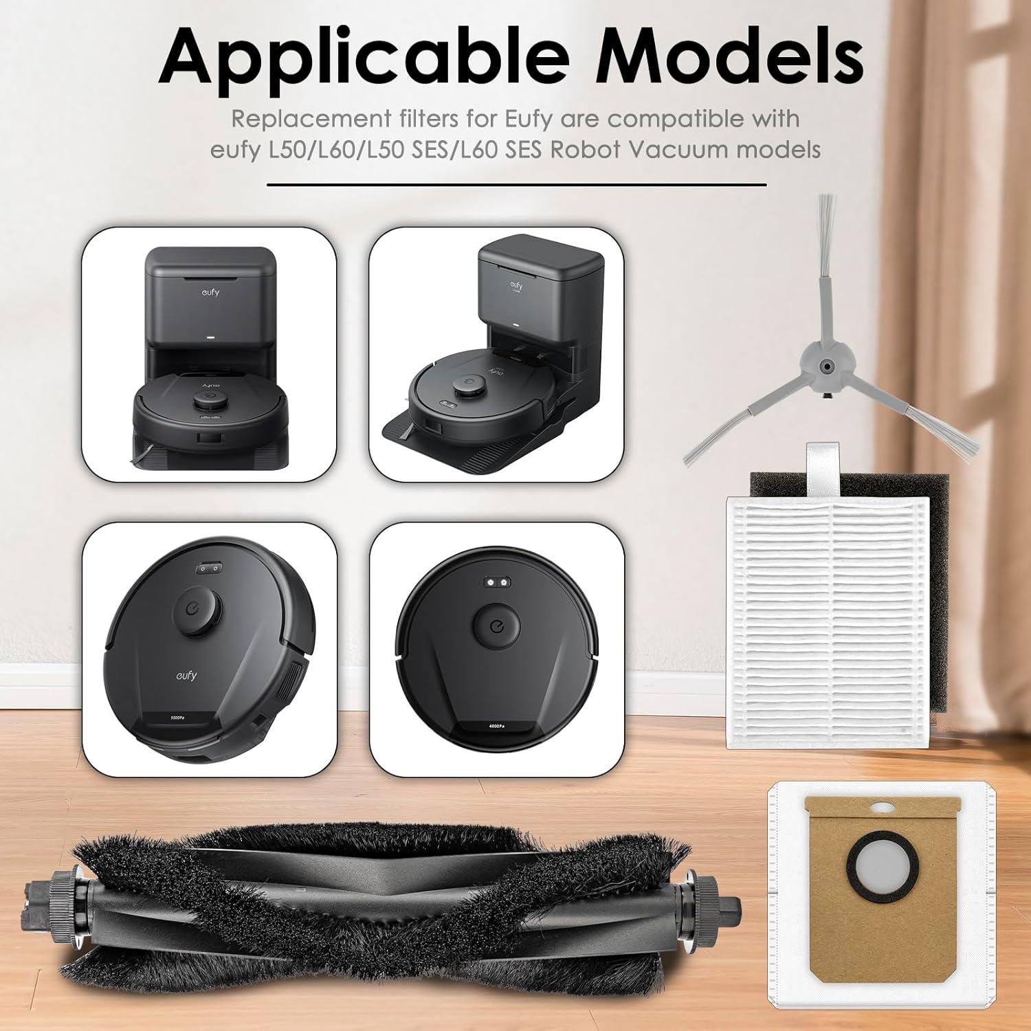 Kit de Accesorios MIBUMIKI para Aspiradora Robot eufy L60/L50