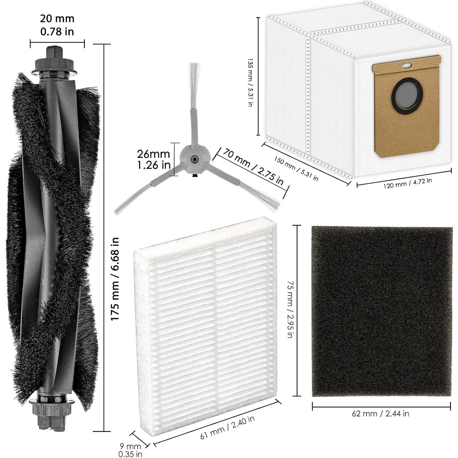 Kit de Accesorios MIBUMIKI para Aspiradora Robot eufy L60/L50