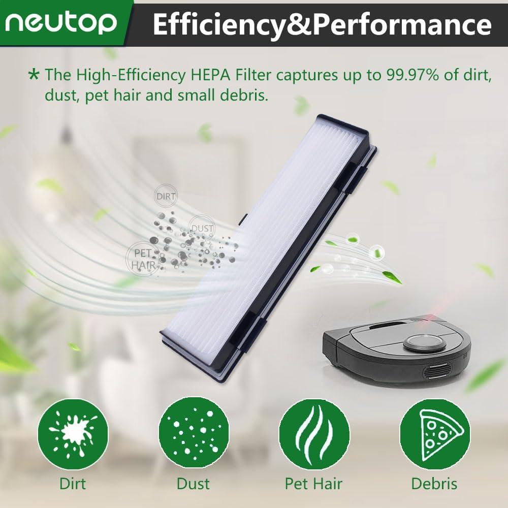 Filtros HEPA H12 Neutop para Aspiradoras Robóticas - Paquete de 5