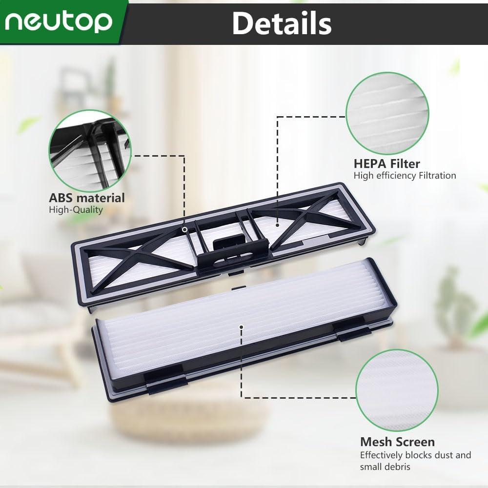 Filtros HEPA H12 Neutop para Aspiradoras Robóticas - Paquete de 5