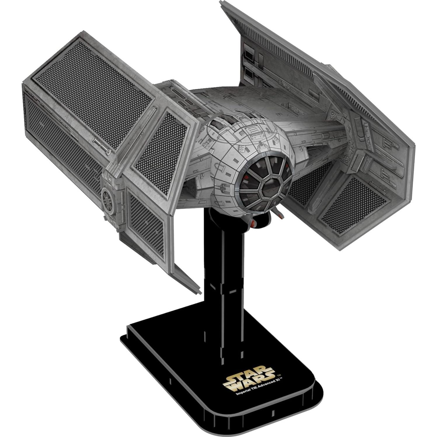 Kit de Modelo 3D Star Wars TIE Advanced 4D Build 160 Piezas