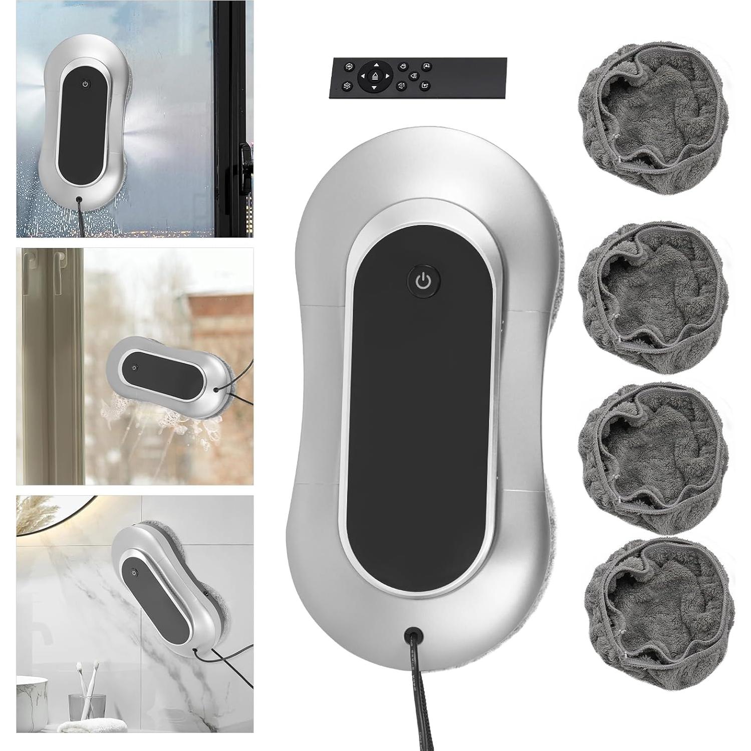 Robot Limpiador de Ventanas MOCHAG con Control Remoto 80W