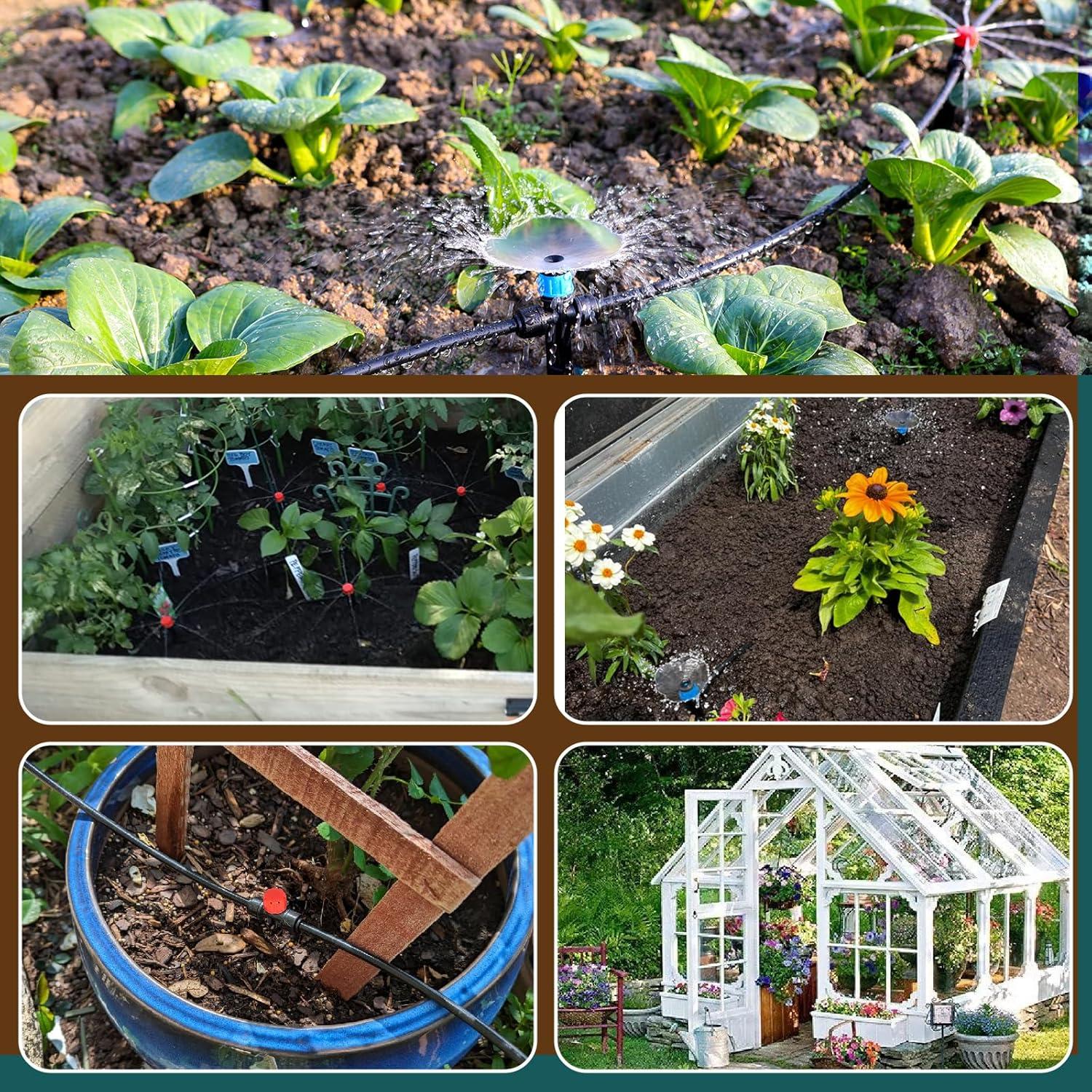 Kit de riego por goteo Eledom 11,15 m automático para jardín