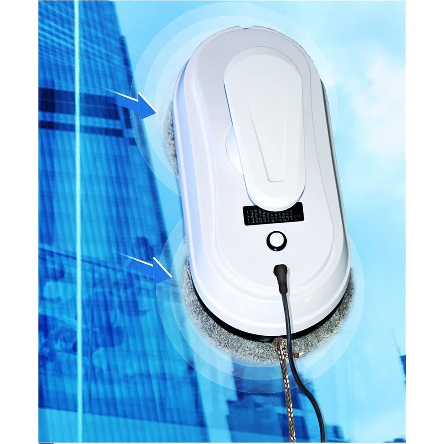 Smart Glass Cleaning Robotic Window Cleaning Robot Cleaning Cloths Automatic Window Cleaning Robot Home Robot Vacuum Cleaner Window Cleaning Robot for Windows, Tiles, Bat(