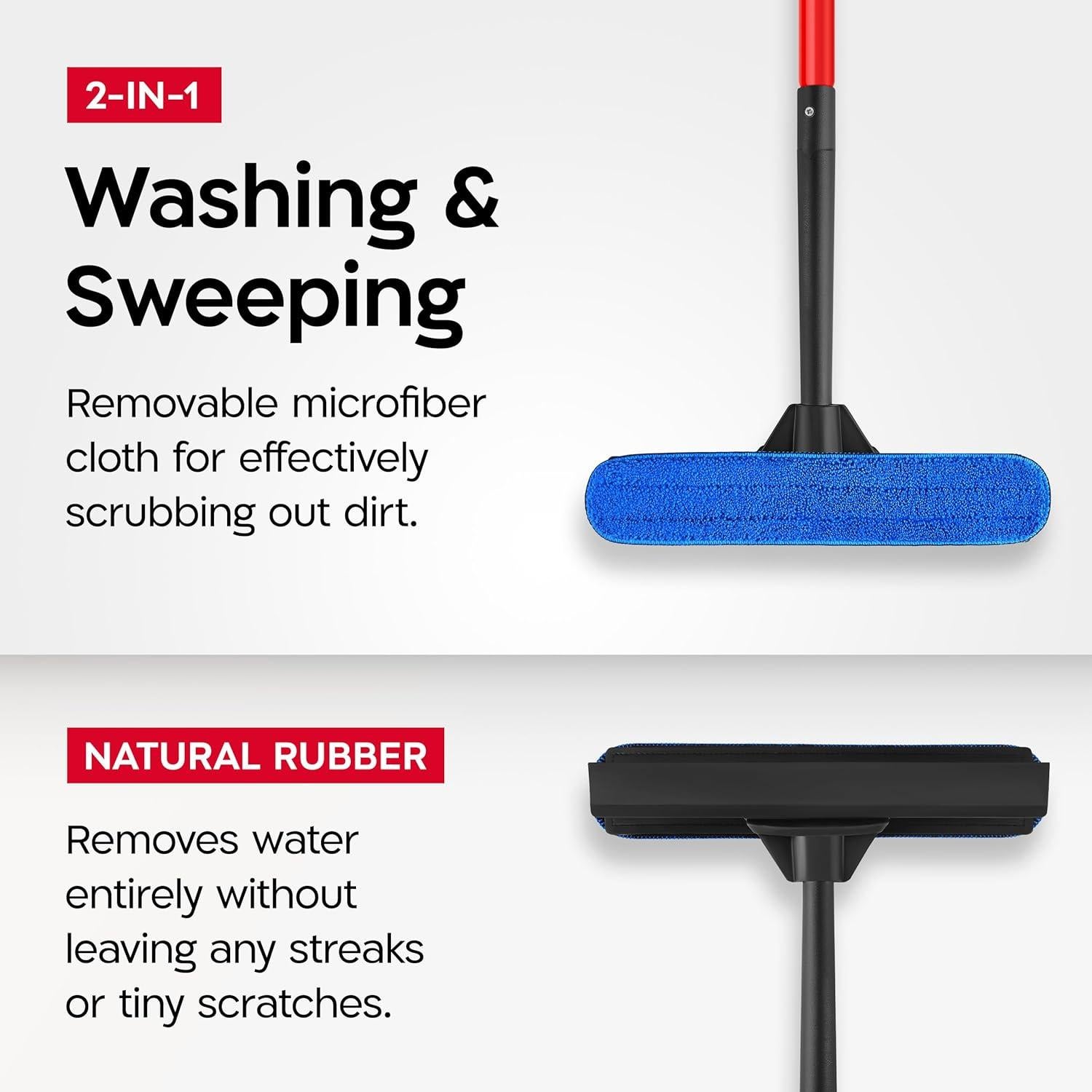 Limpiaparabrisas Extensible Tyroler 2 en 1 30 cm - 203 cm