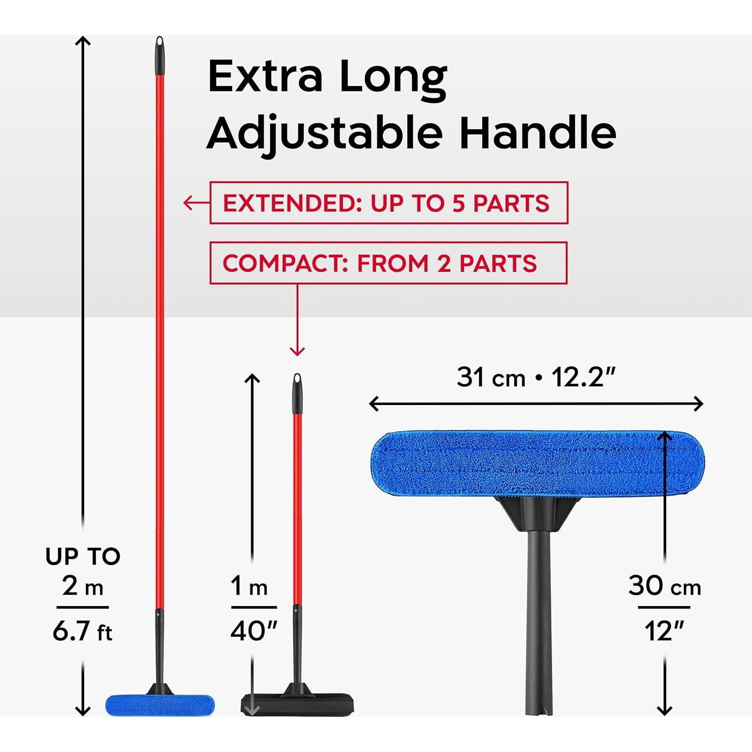 Limpiaparabrisas Extensible Tyroler 2 en 1 30 cm - 203 cm