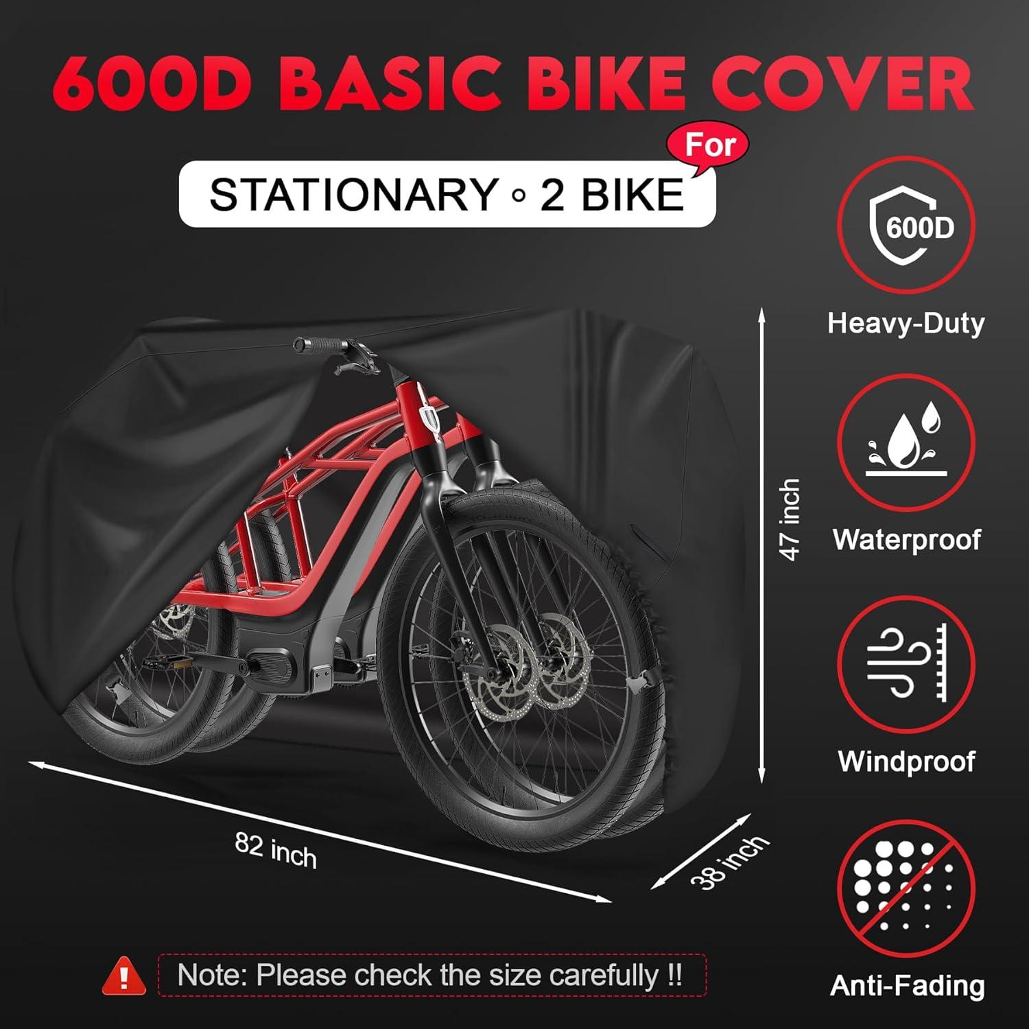 Funda para 2 Bicicletas Zettum XL Impermeable 600D