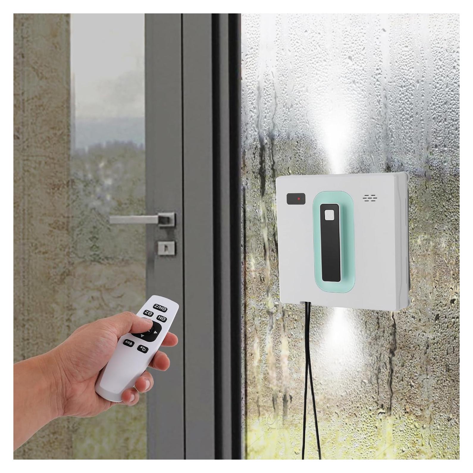 Robot Window Cleaner, Automatic Window Cleaning Robot with Remote&APP Control, Wall Cleaning Robot Vacuum Cleaner with 3*Cleaning Mode for Homes, Office Buildings, High-Rise Buildings